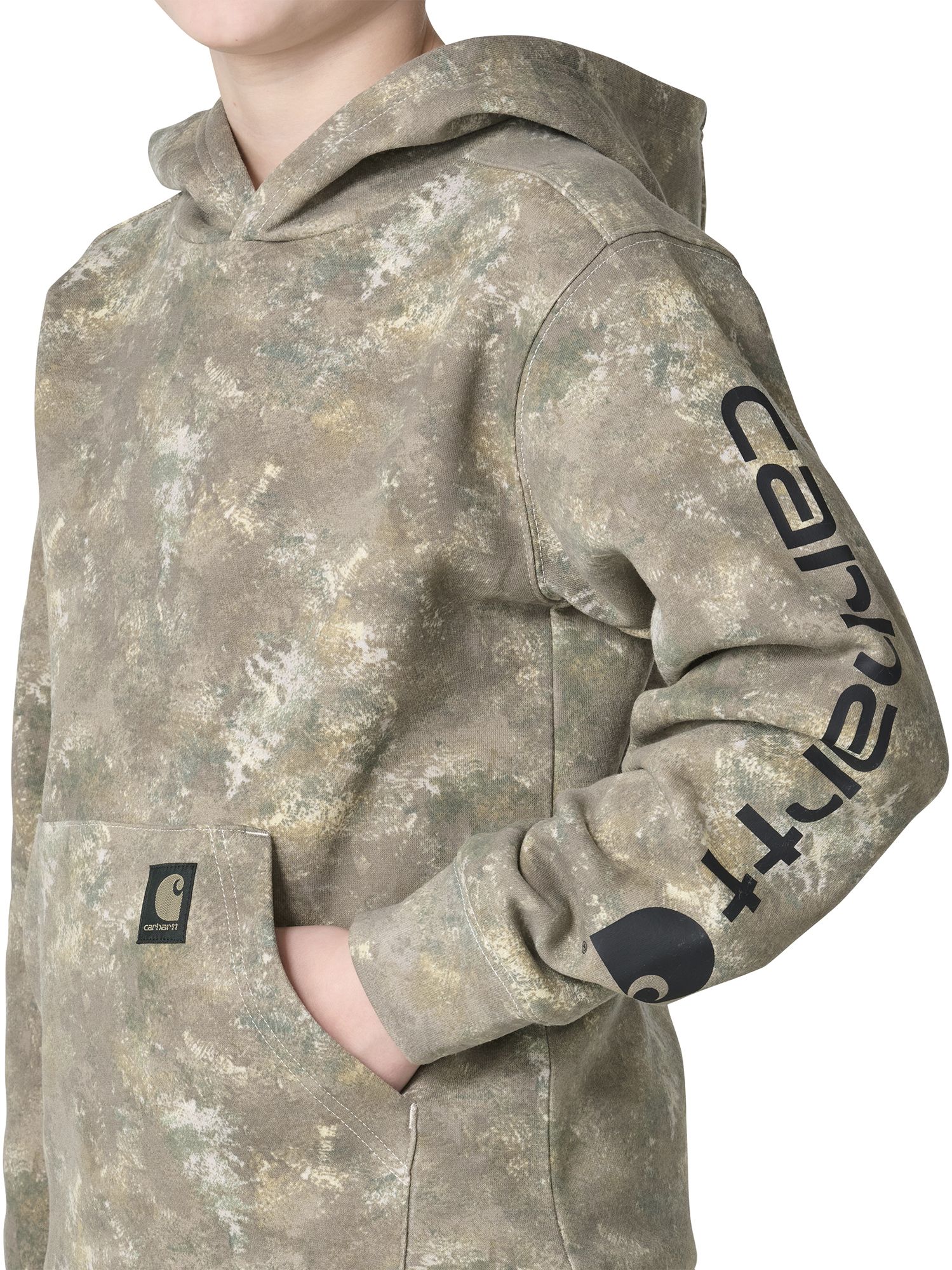 Carhartt Boys' Faded Camo Logo Graphic Hoodie product image