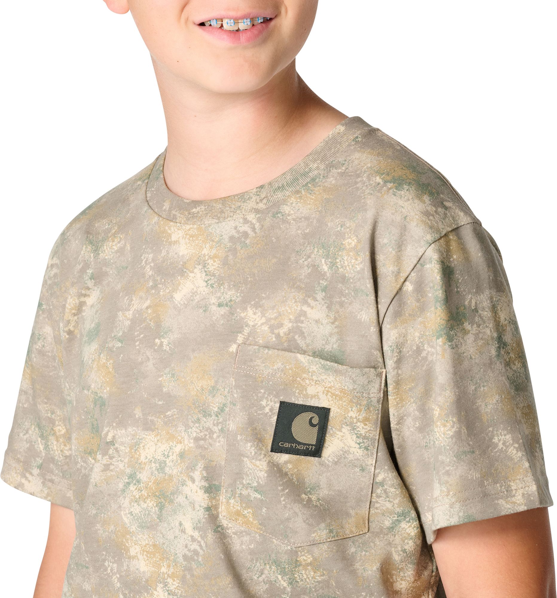 Carhartt Boys' Faded Camo Pocket Tee product image