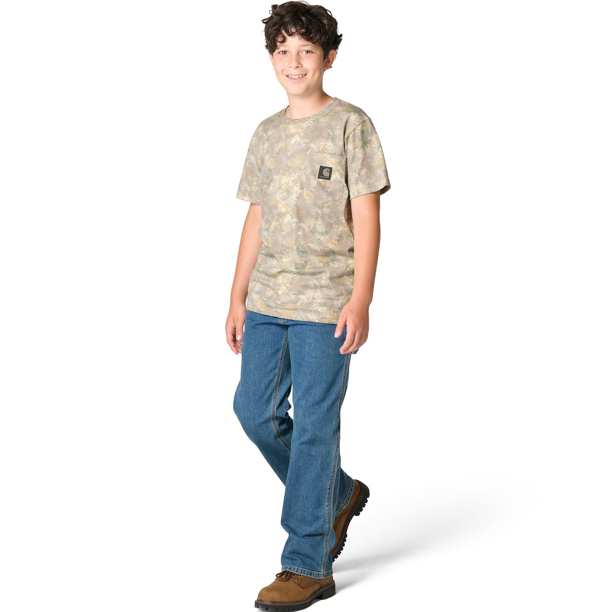 Carhartt Boys' Faded Camo Pocket Tee product image