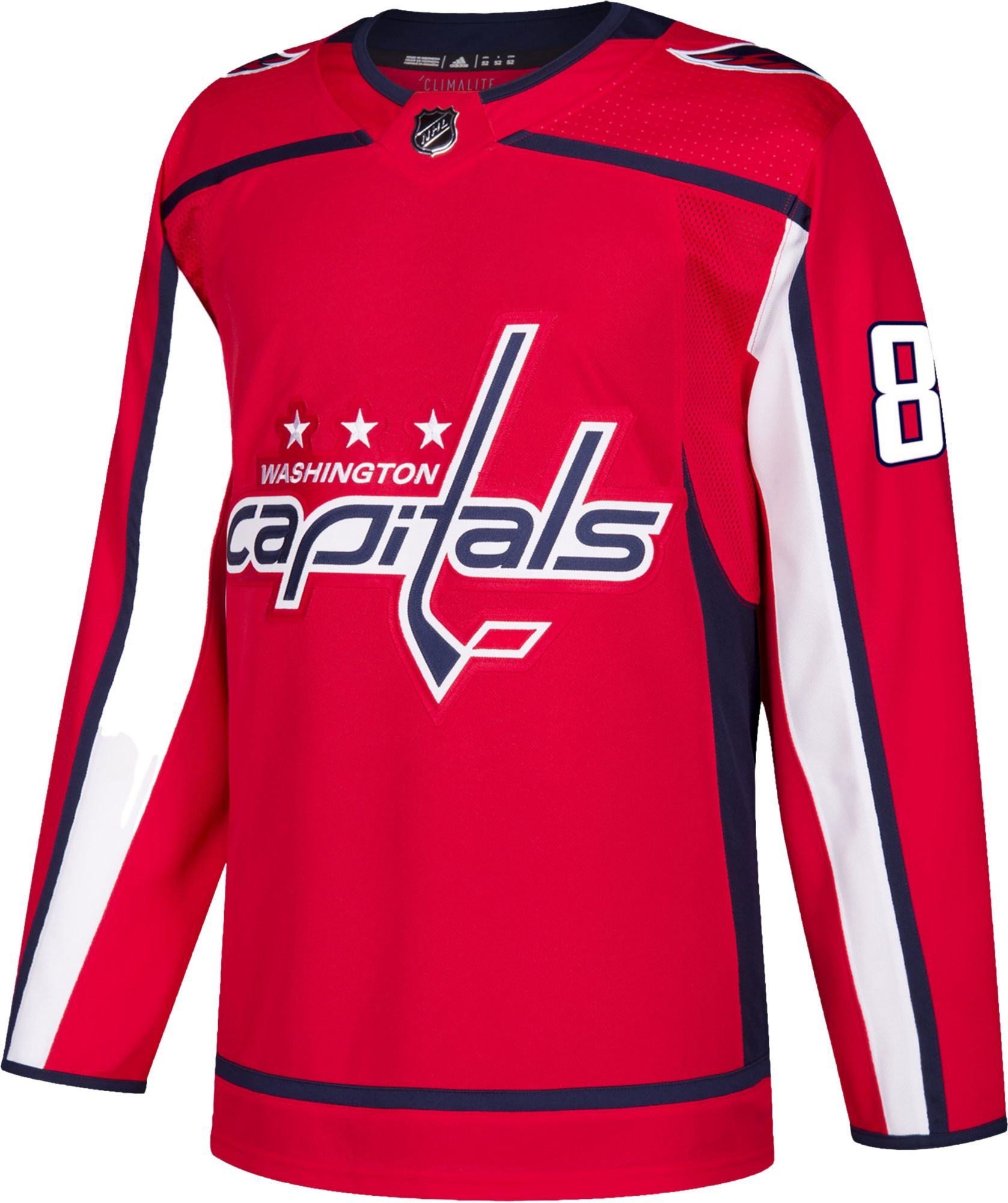 adidas Men's Washington Capitals Alexander Ovechkin #8 Red Home Premium Authentic Jersey product image