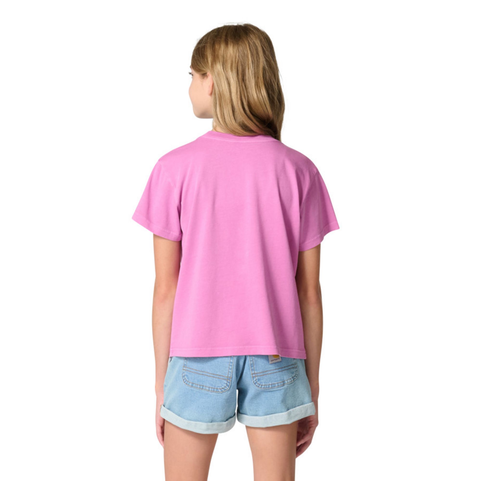 Carhartt Girls' Short Sleeve Re-Engineered Garment Dye Pocket T-Shirt product image
