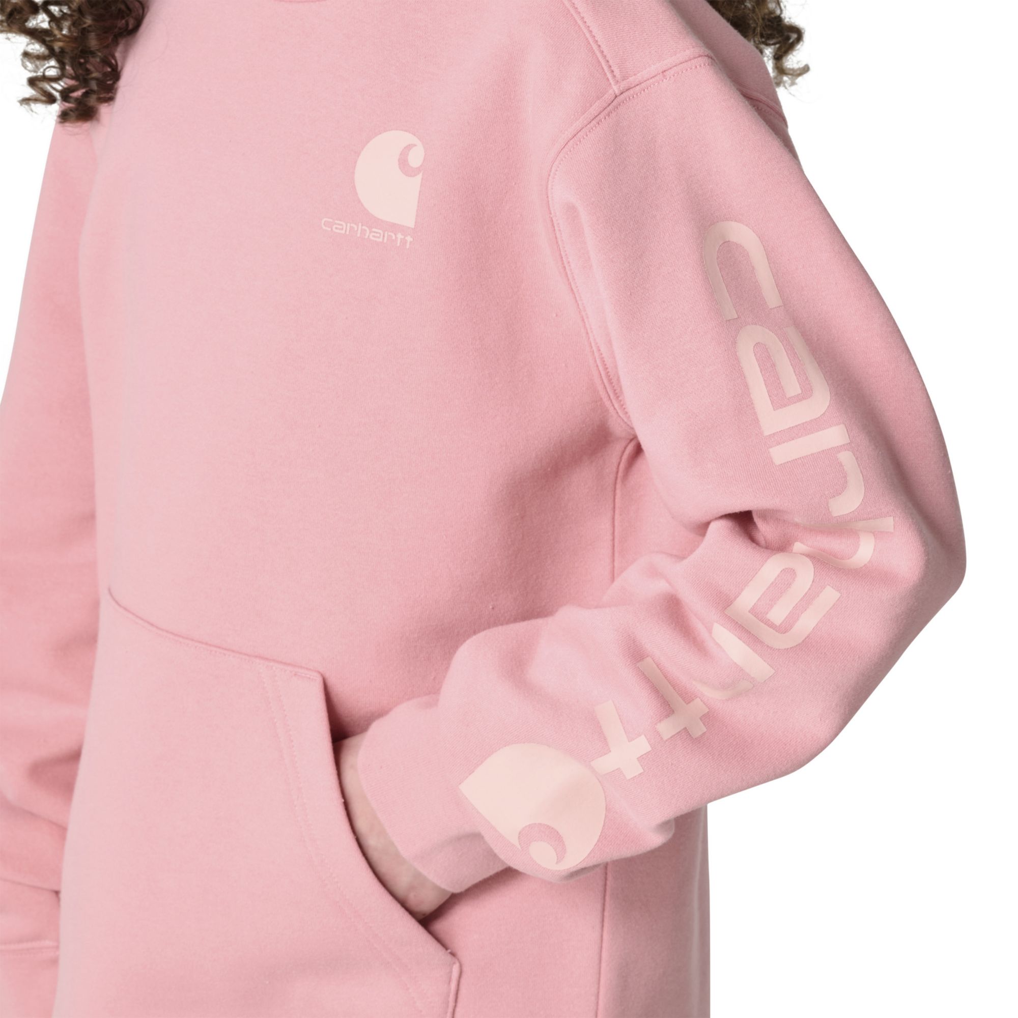 Carhartt Girls' Logo Graphic Hoodie product image