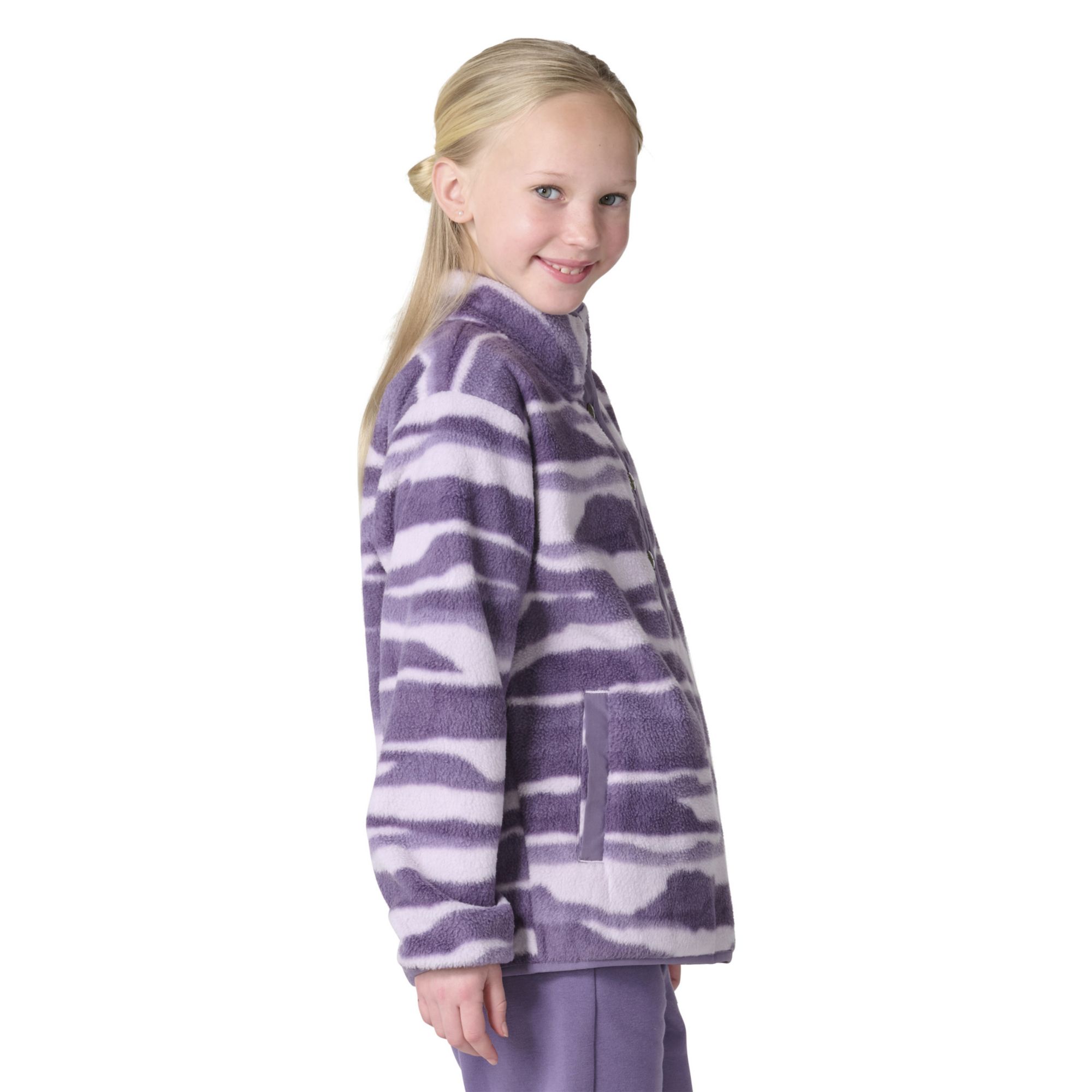 Carhartt Girls' Sherpa 1/4-Snap Printed Sweatshirt product image
