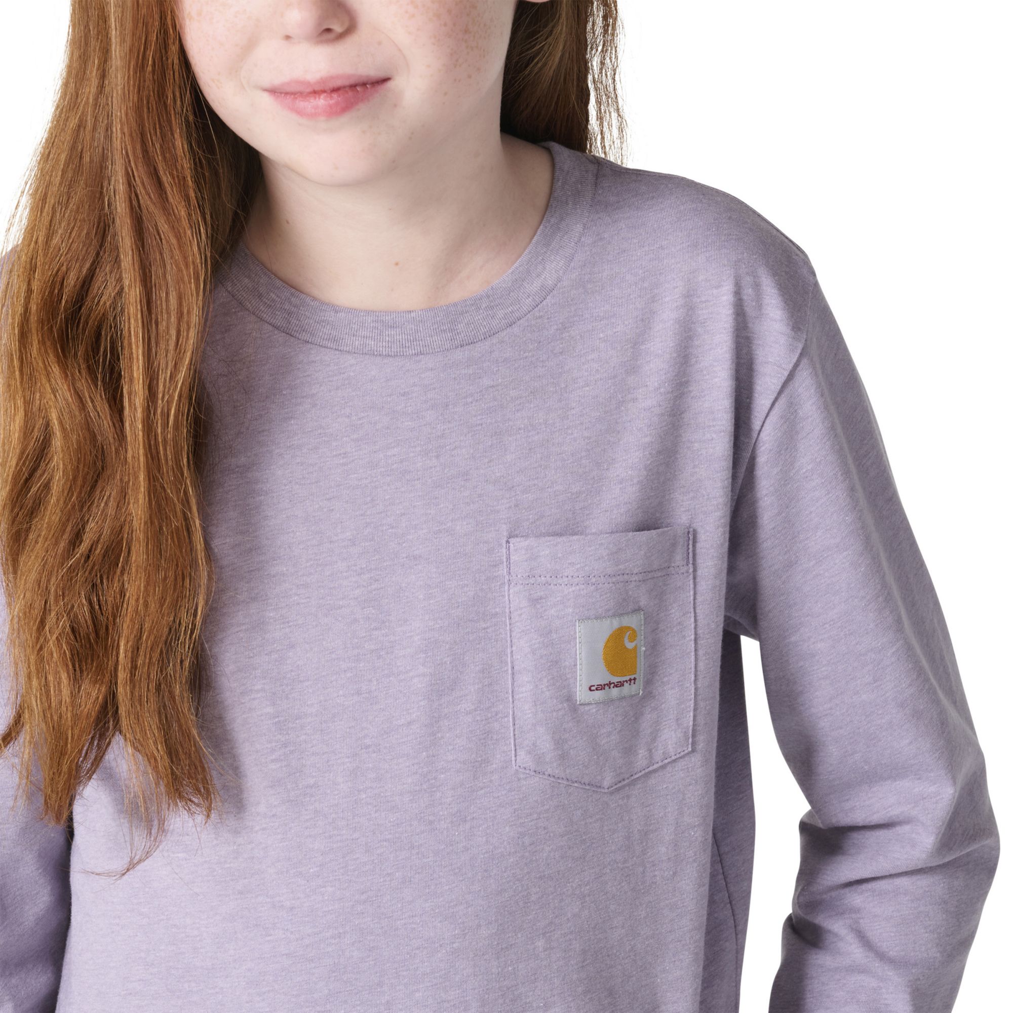 Carhartt Girls' Farm Long-Sleeve Pocket Graphic Tee product image