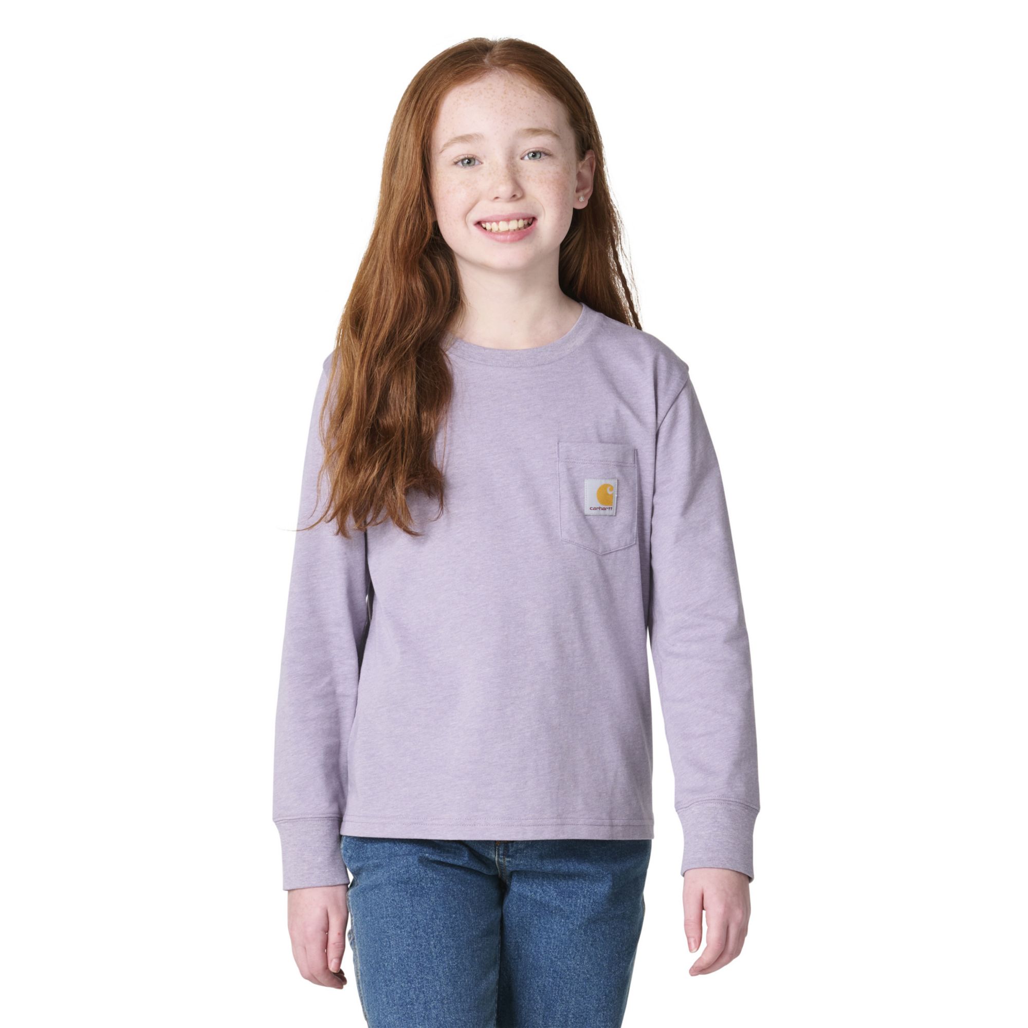 Carhartt Girls' Farm Long-Sleeve Pocket Graphic Tee product image