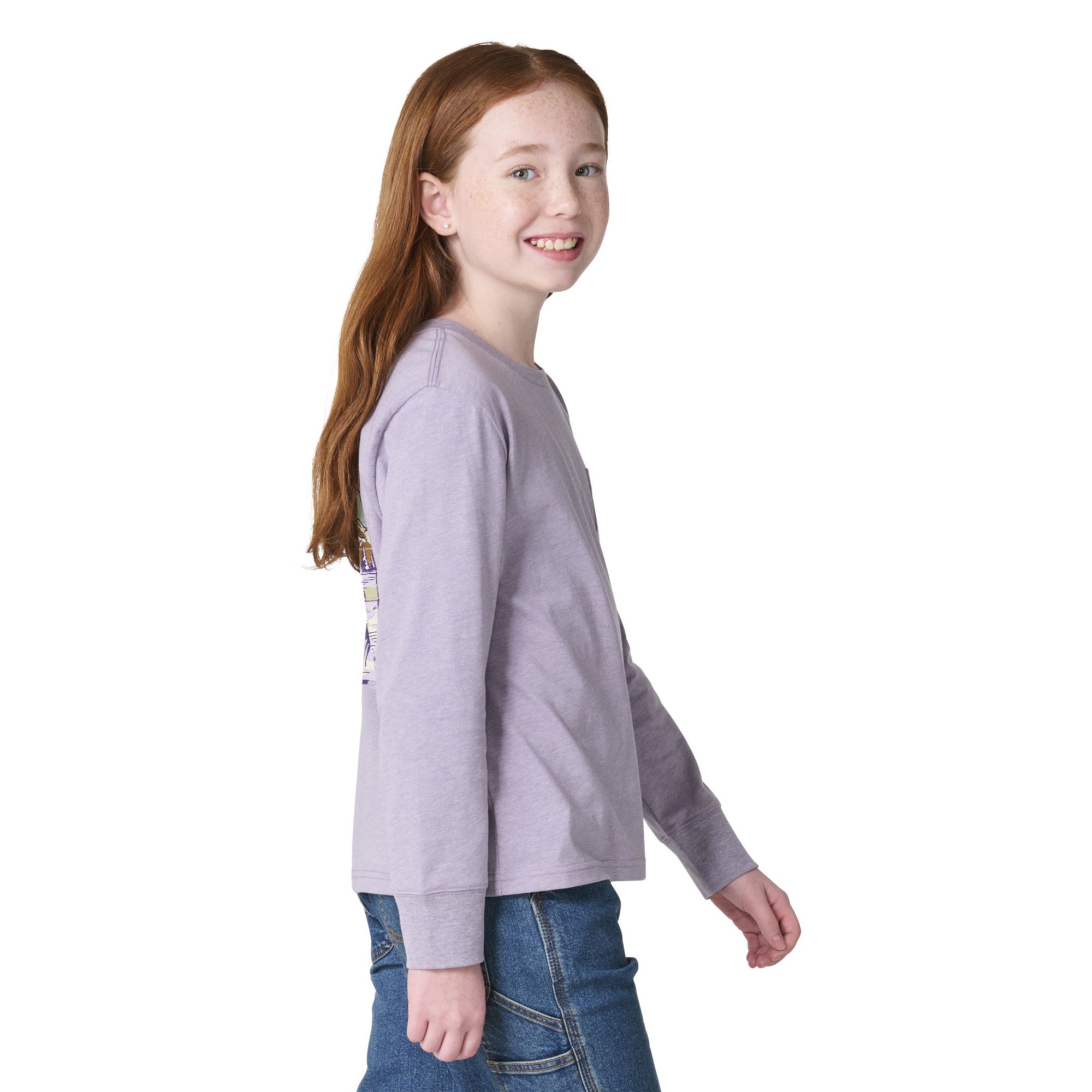 Carhartt Girls' Farm Long-Sleeve Pocket Graphic Tee product image