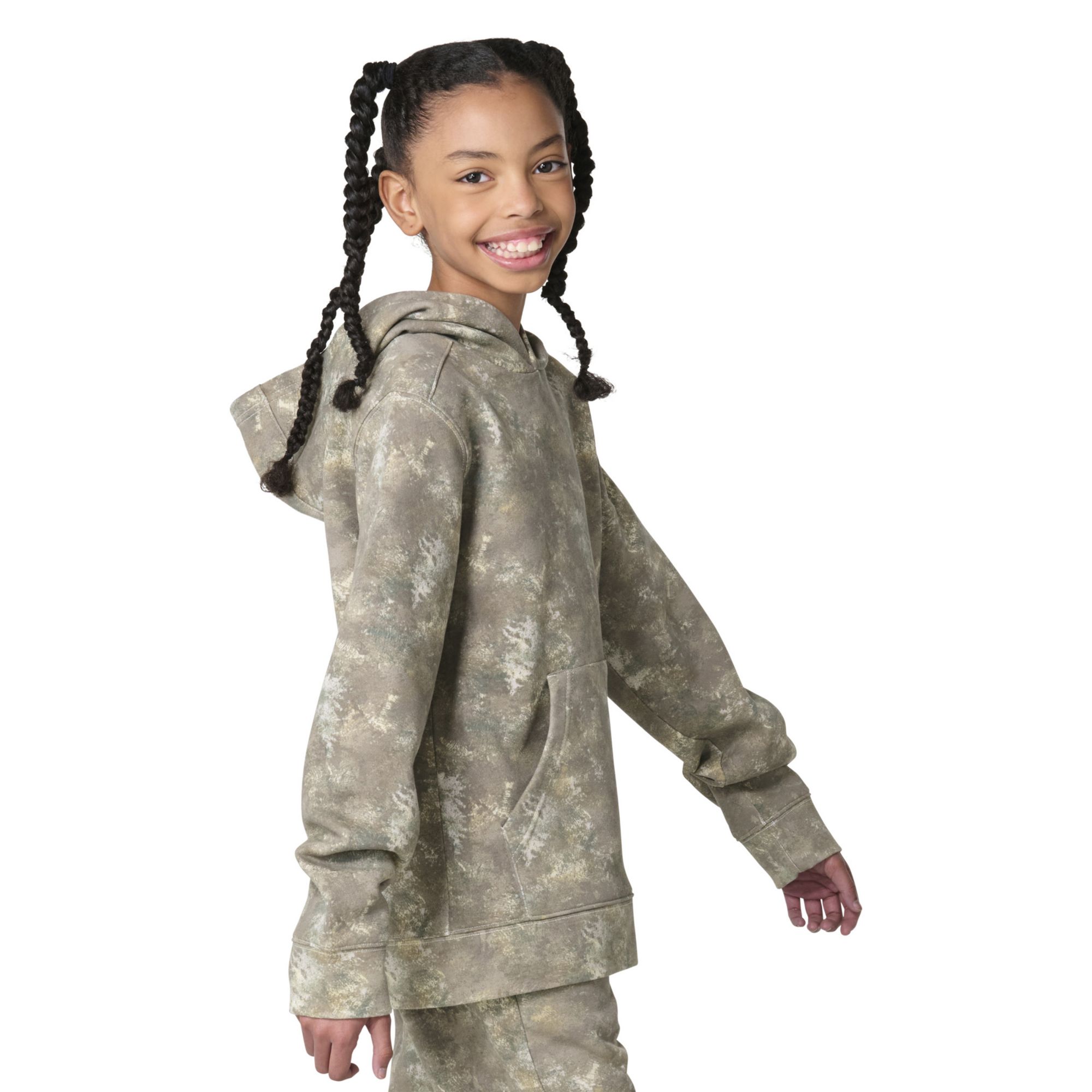 Carhartt Girls' Faded Camo Logo Graphic Hoodie product image