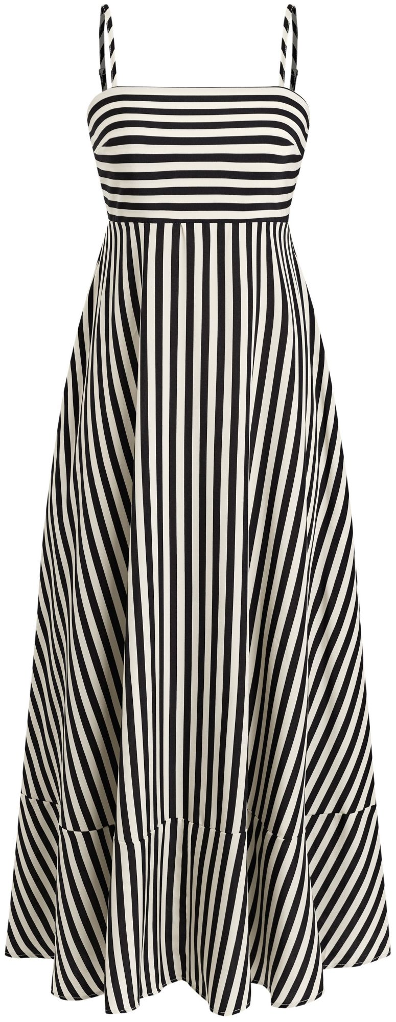 Cupshe Women's Striped Boho Maxi Tiered Dress product image