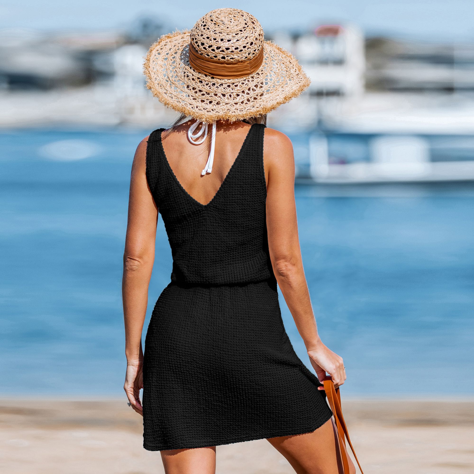 Cupshe Women's Knit Cover Up Dress product image