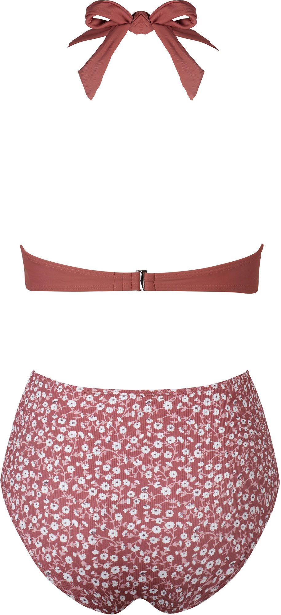 CUPSHE Women's Twist Bikini Ditsy Bikini Swimsuit Set product image