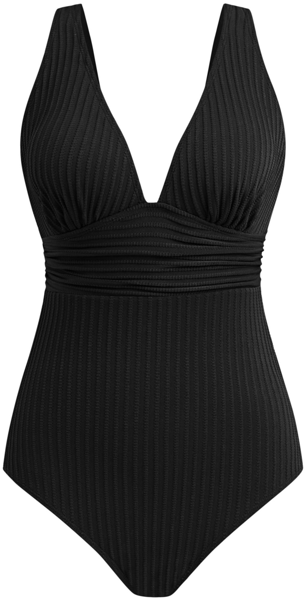 Cupshe Women's Ribbed & Ruched One-piece Swimsuit product image