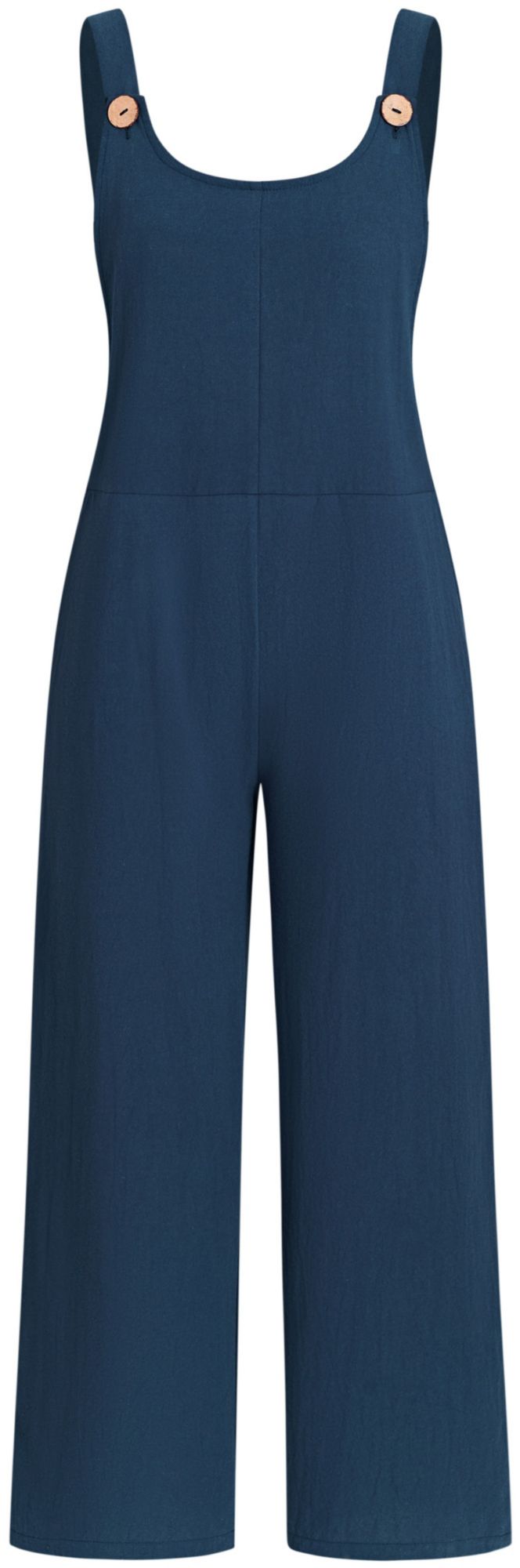 Cupshe Women's Raven Tapered Pinafore Jumpsuit product image