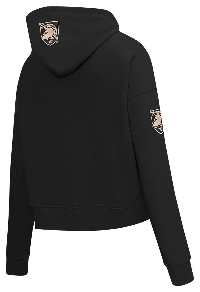 Pro Standard Women's Army West Point Black Knights Black Cropped Hoodie product image