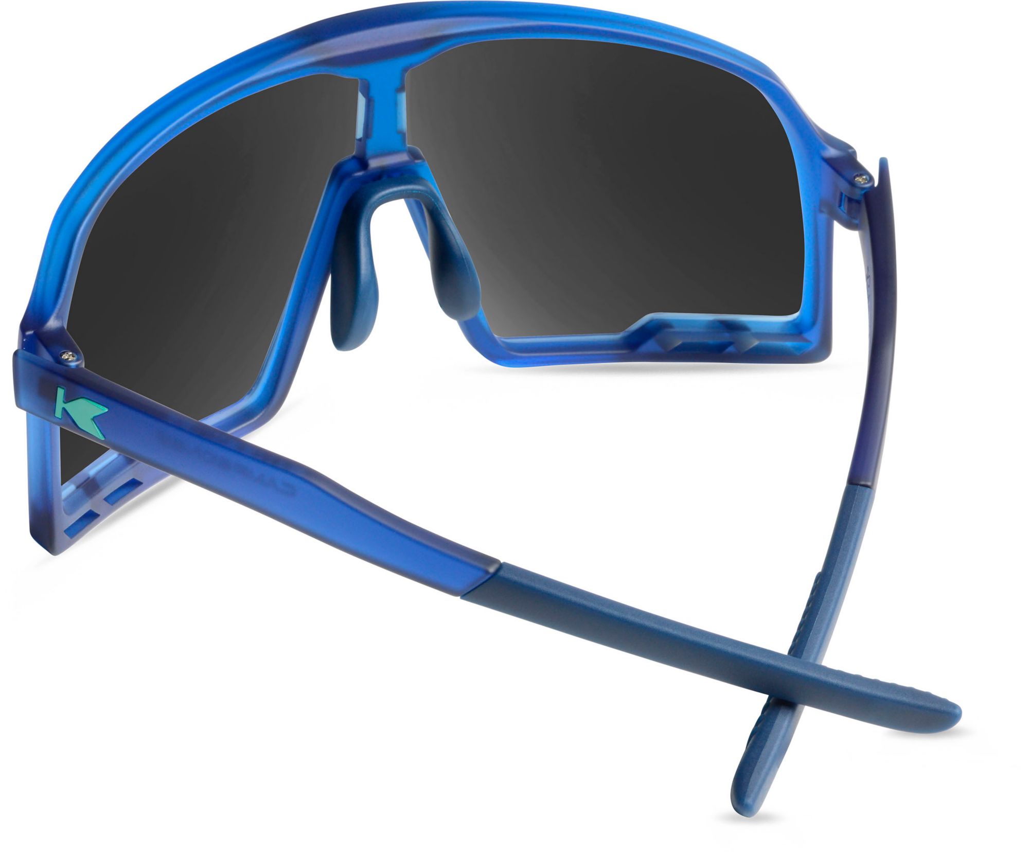 Knockaround Adult Campeones Wraparound Rubberized Navy / Mint Sunglasses product image