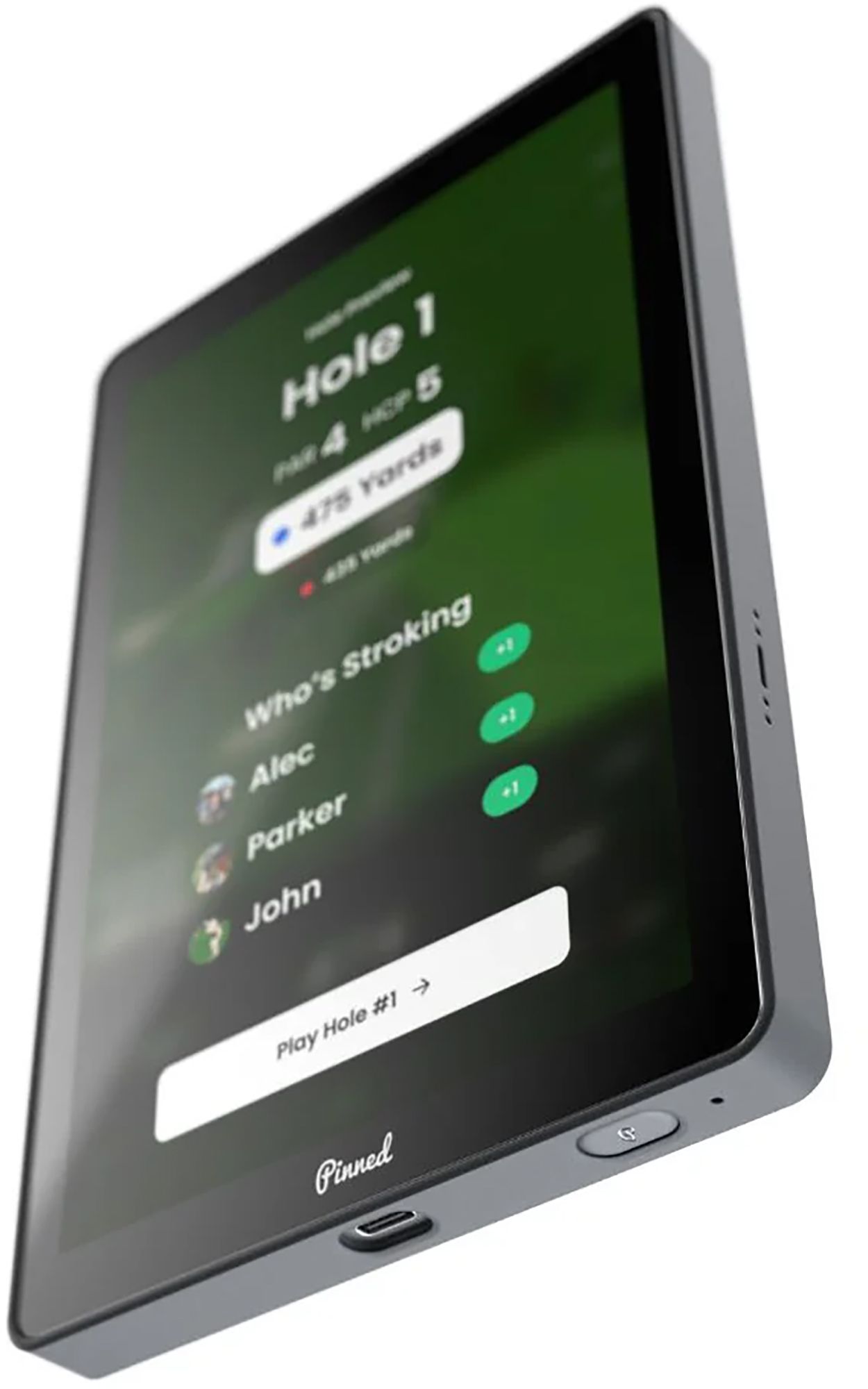 Pinned Golf Caddie GPS Golf Tablet product image