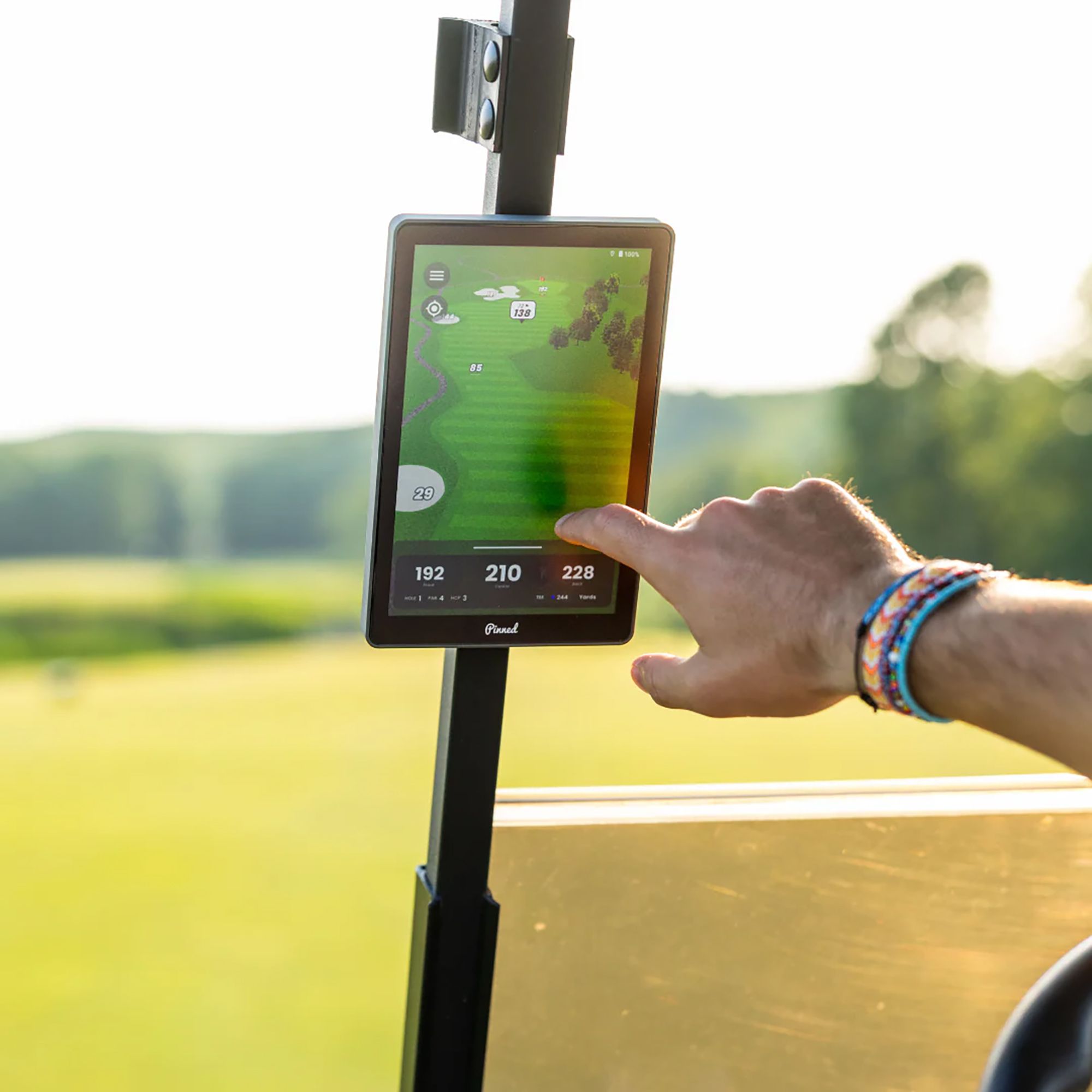 Pinned Golf Caddie GPS Golf Tablet product image