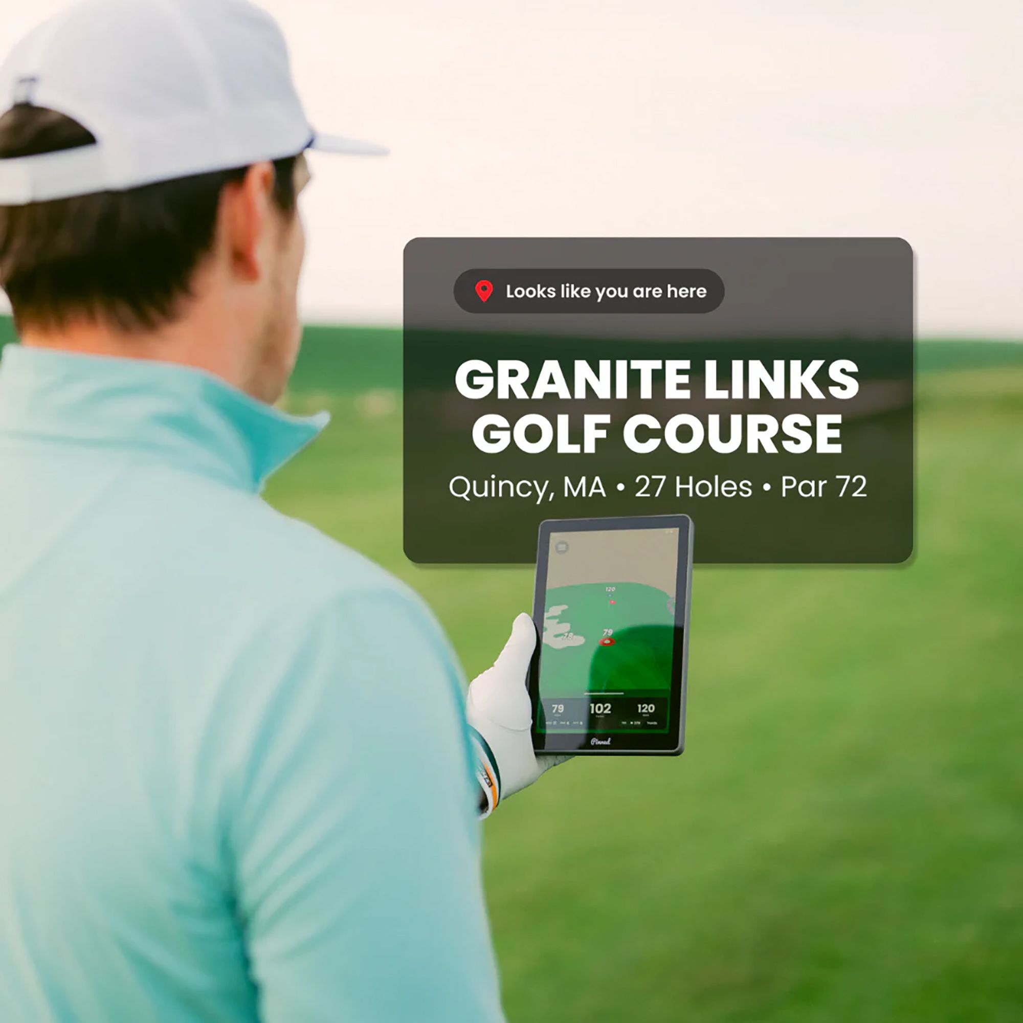 Pinned Golf Caddie GPS Golf Tablet product image