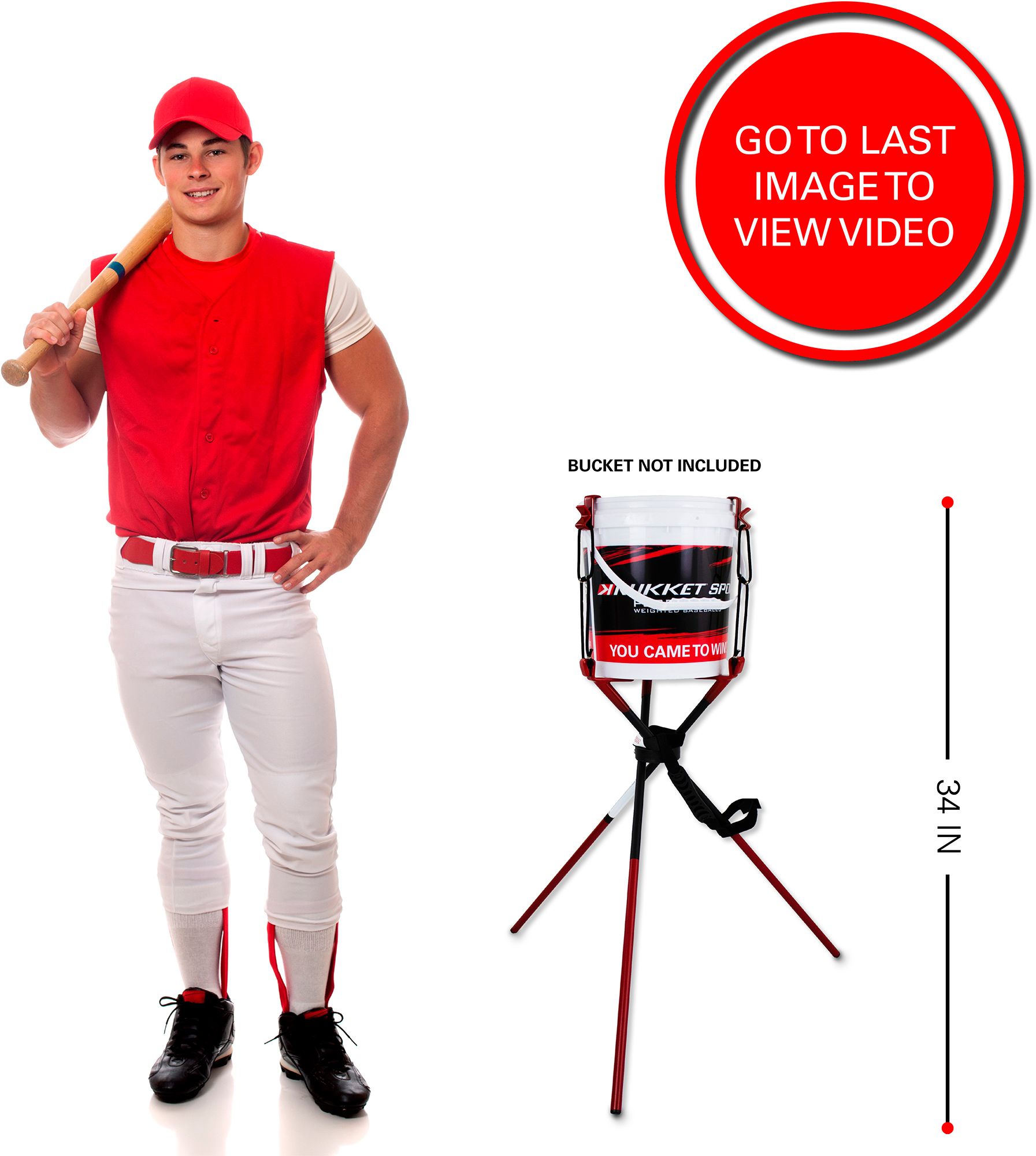 Rukket Sports Baseball & Softball Bucket Booster product image