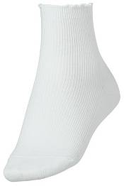 CALIA 2 Pack 1/4 Crew Ruffle Edge Socks product image