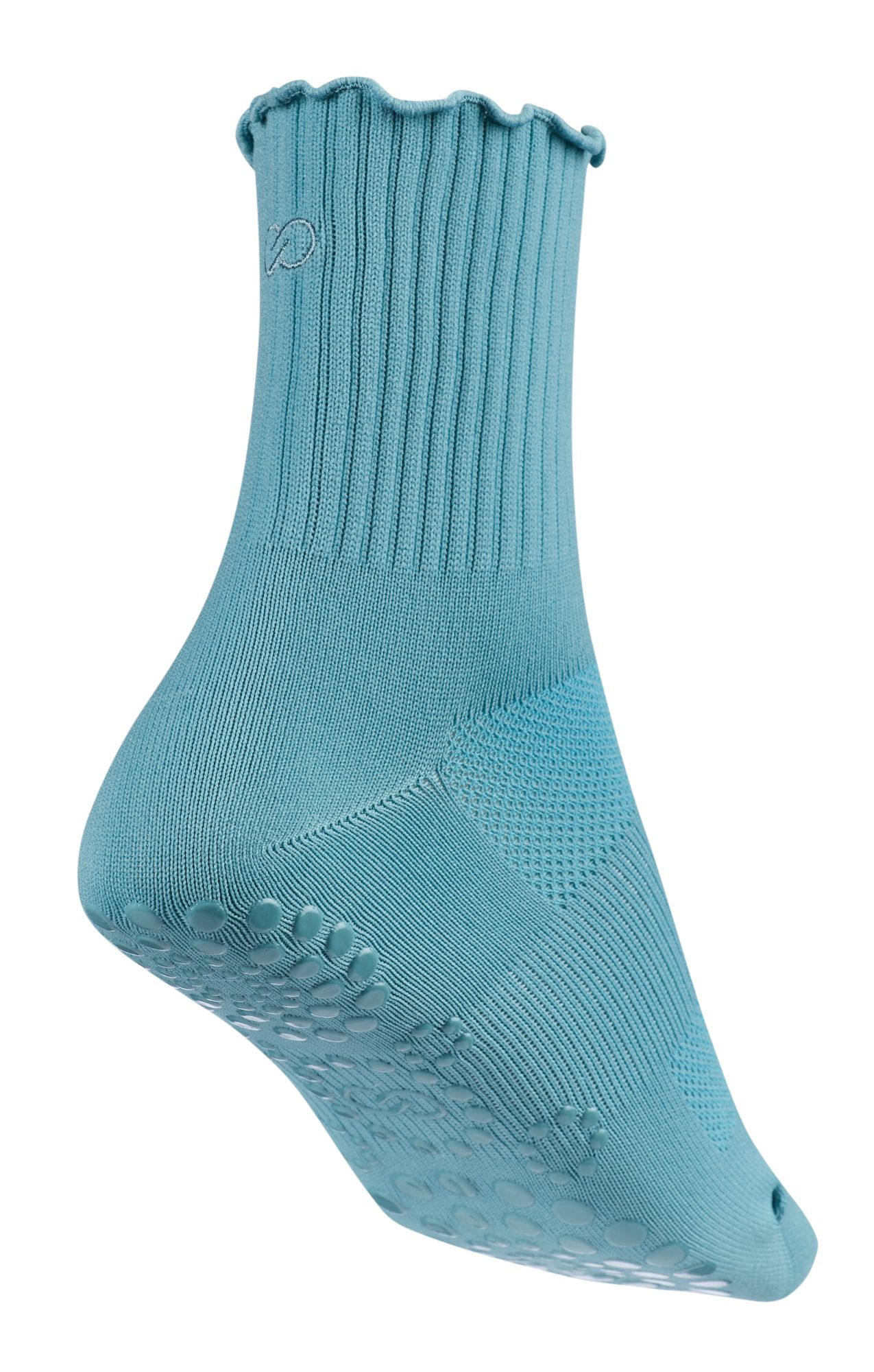 CALIA Women's Ruffle Gripper Crew Socks – 2 Pack product image