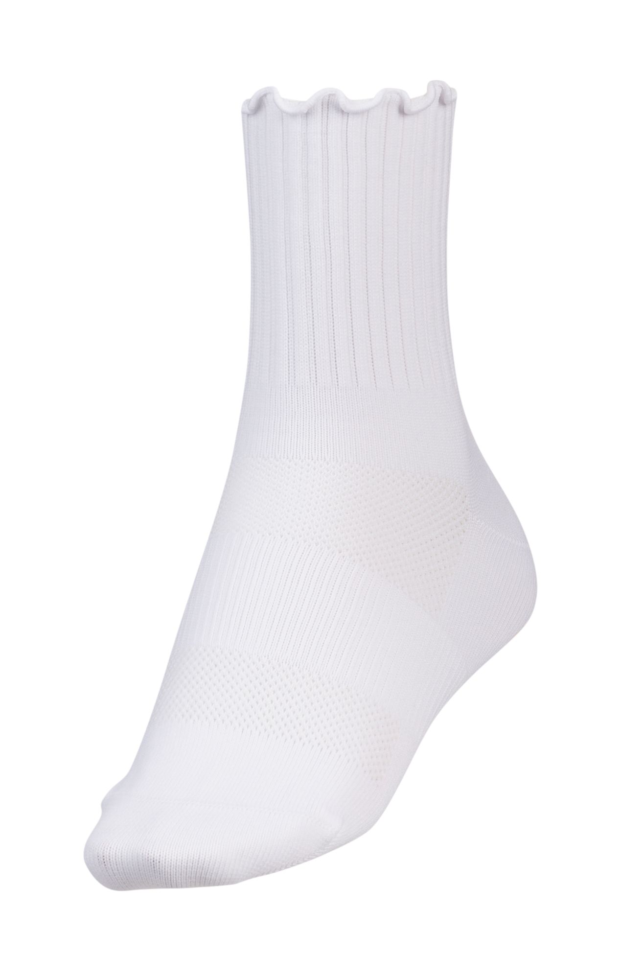 CALIA Women's Ruffle Gripper Crew Socks – 2 Pack product image