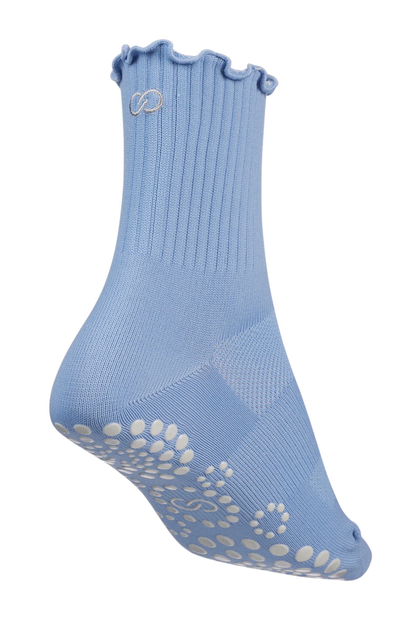 CALIA Women's Ruffle Gripper Crew Socks – 2 Pack product image