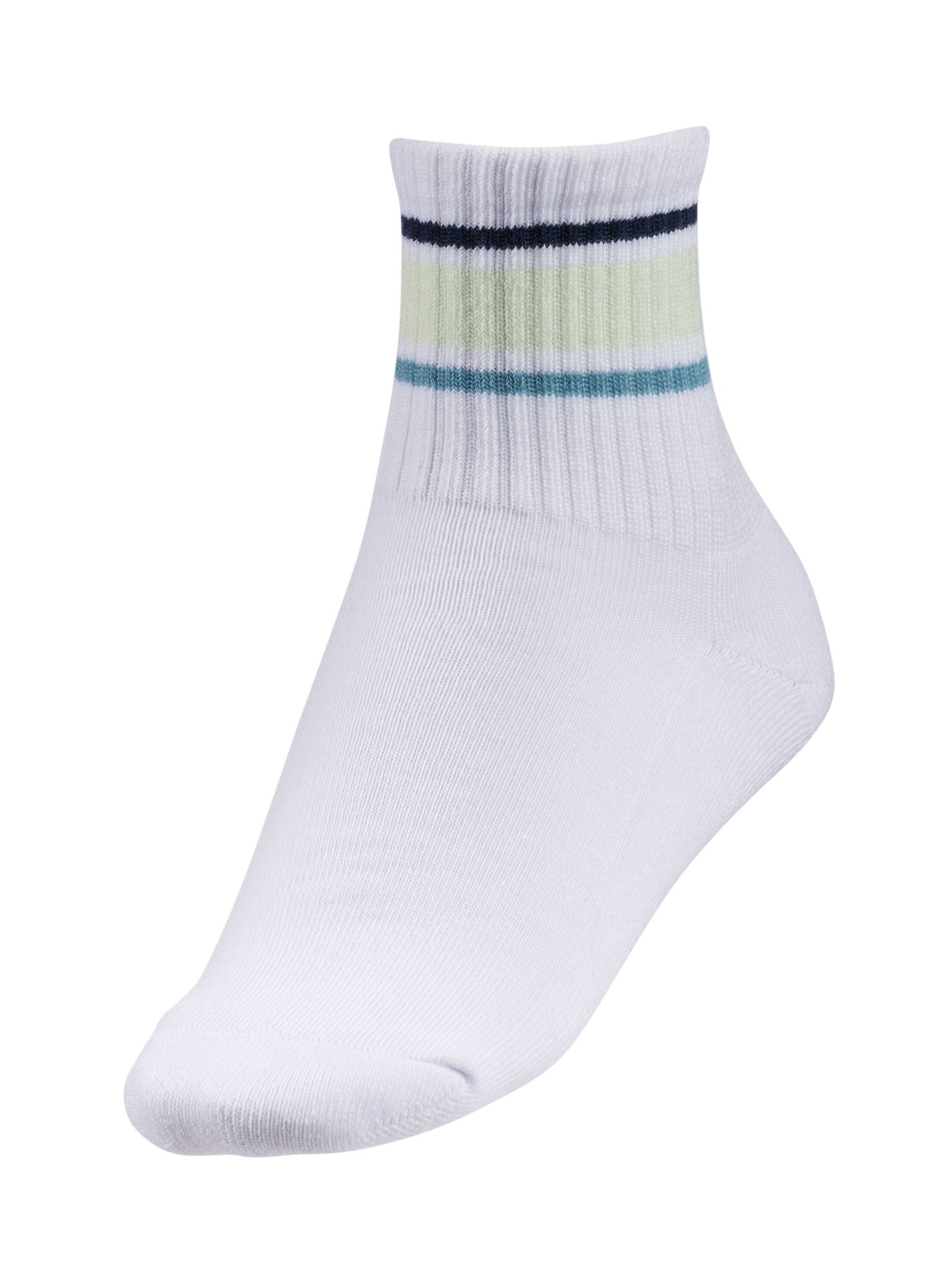 CALIA Women's Stripe Quarter Crew Socks – 2 Pack product image