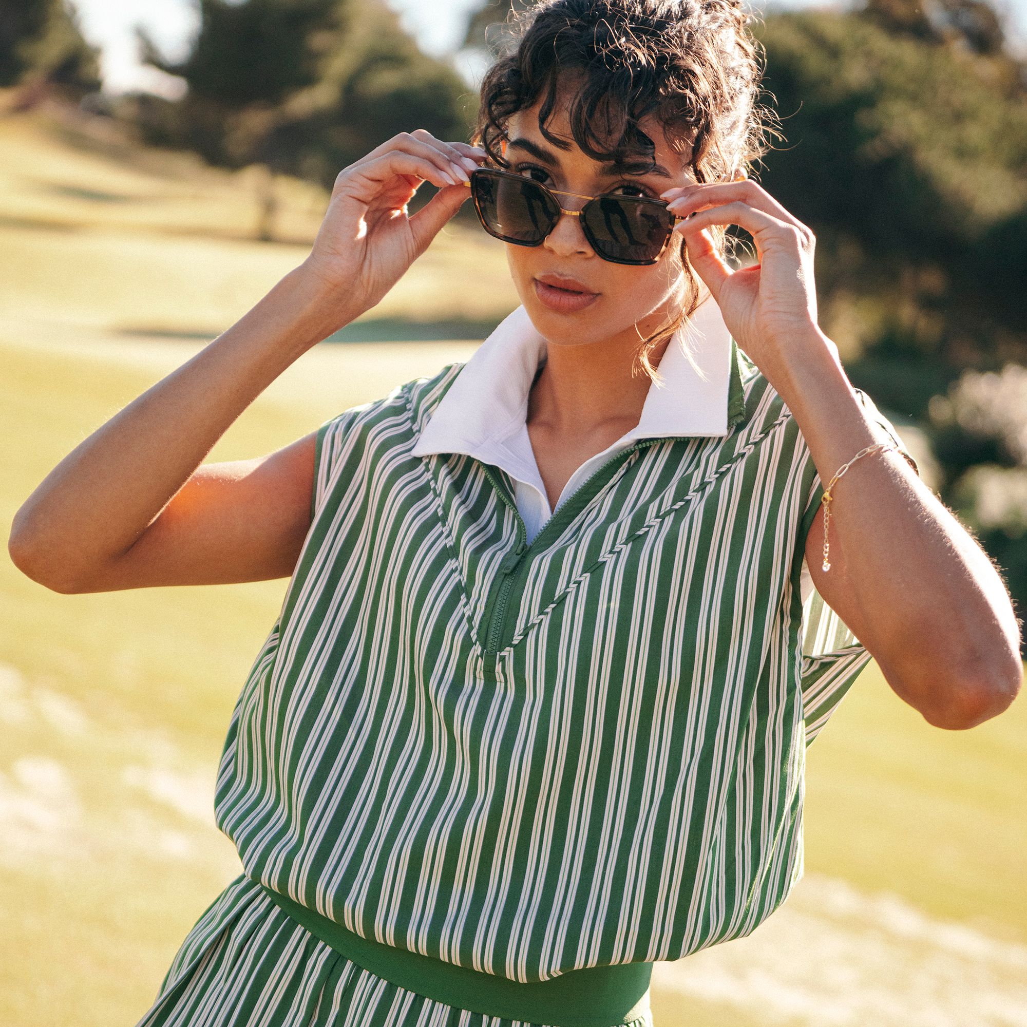 CALIA Women's Cat Eye Aviator Polarized Sunglasses product image