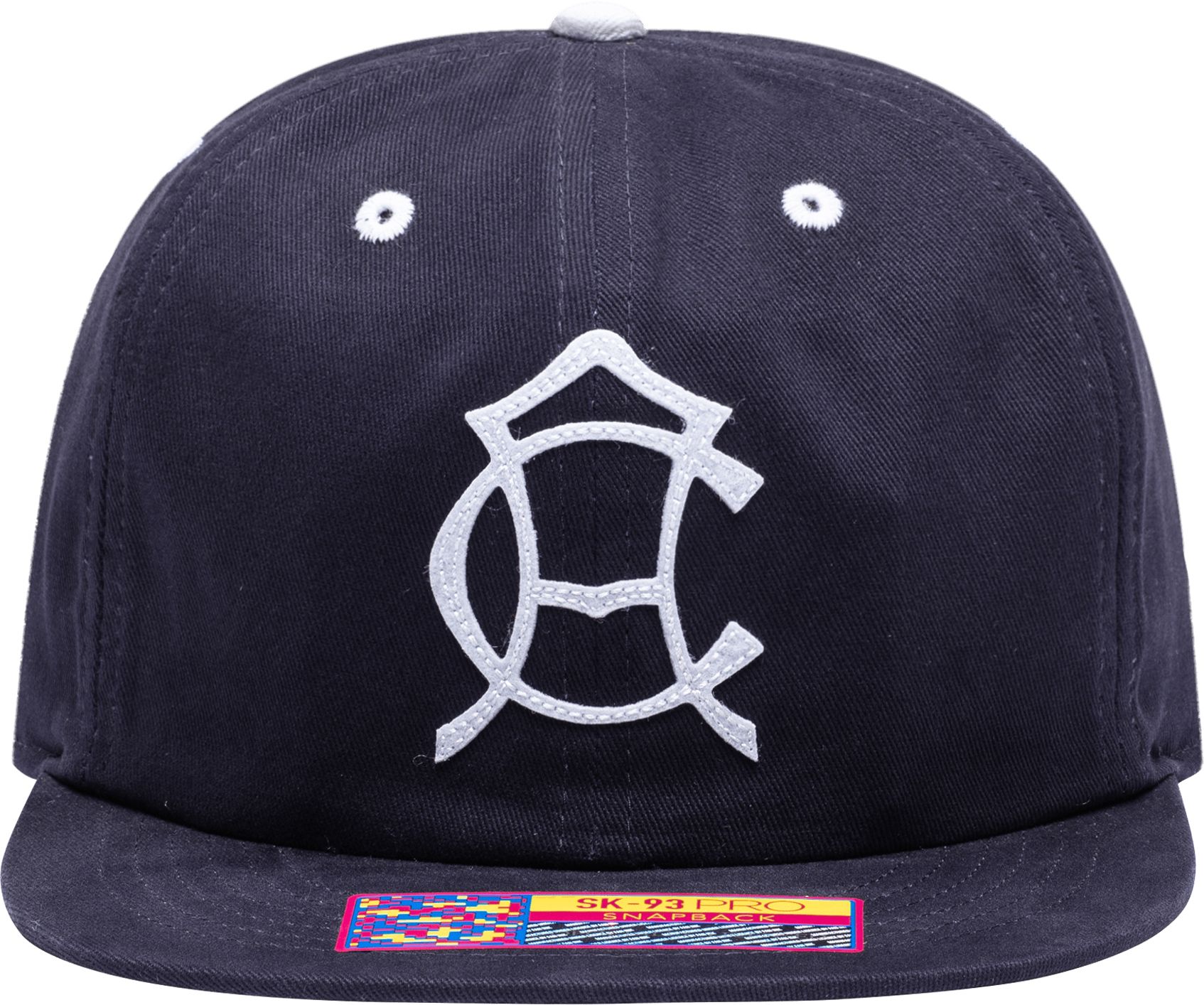 Fan Ink Adult Club America 2023 Logo Navy Snapback Hat