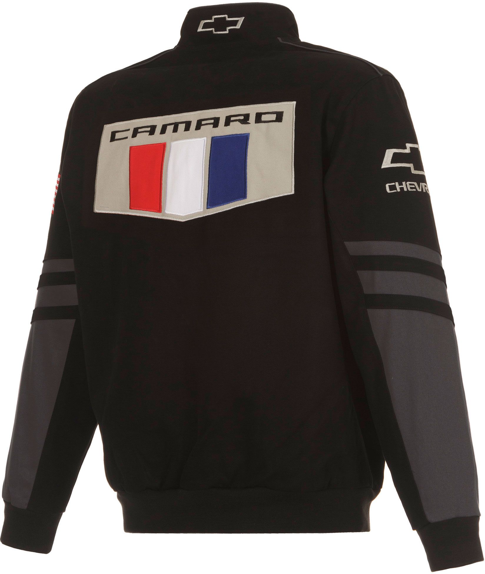 JH Design Camaro Black Twill Racing Jacket