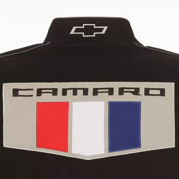 JH Design Camaro Black Twill Racing Jacket | Dick's Sporting Goods