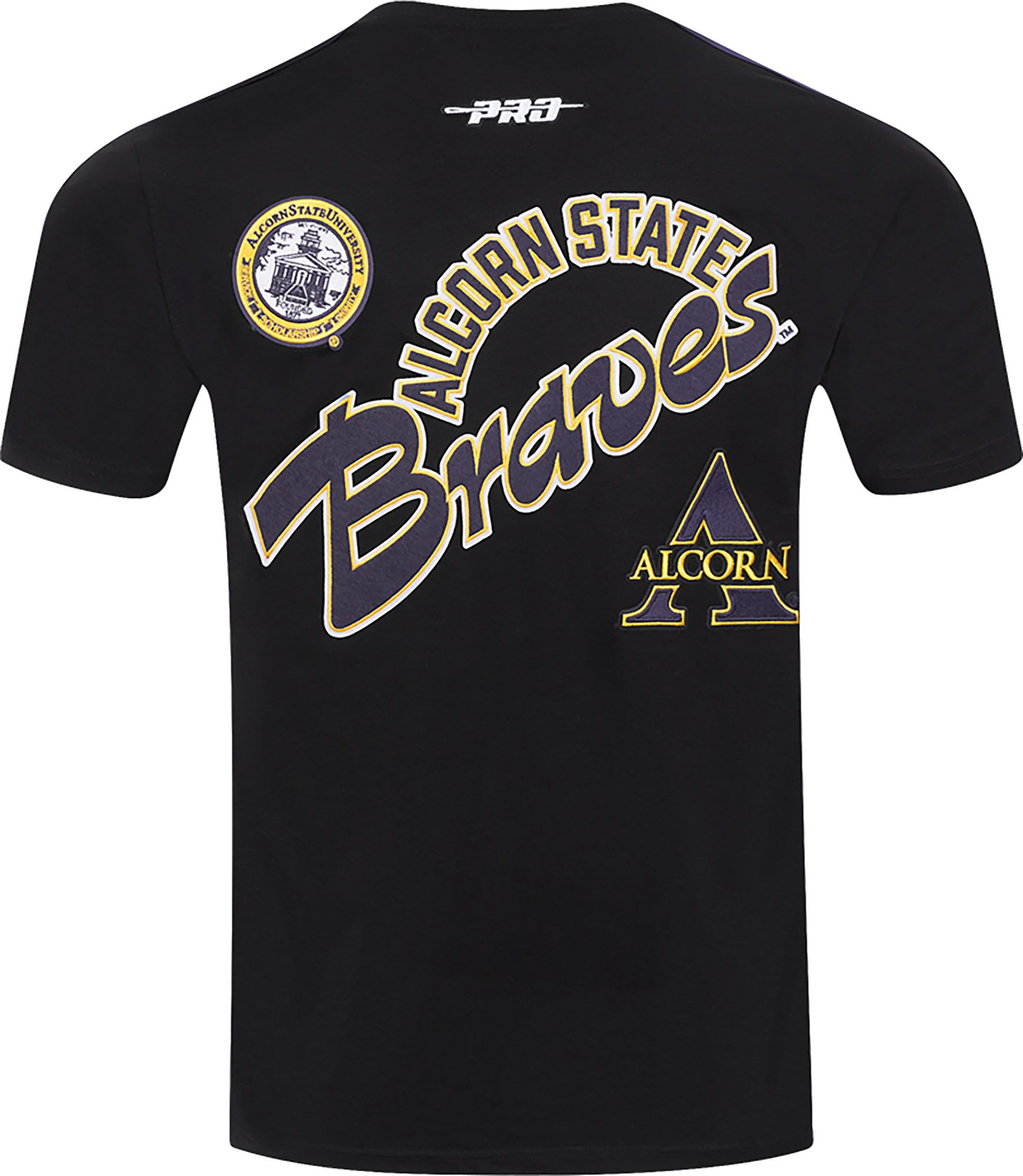 Pro Standard Men's Alcorn State Braves Black Homecoming Short Sleeve T-Shirt product image