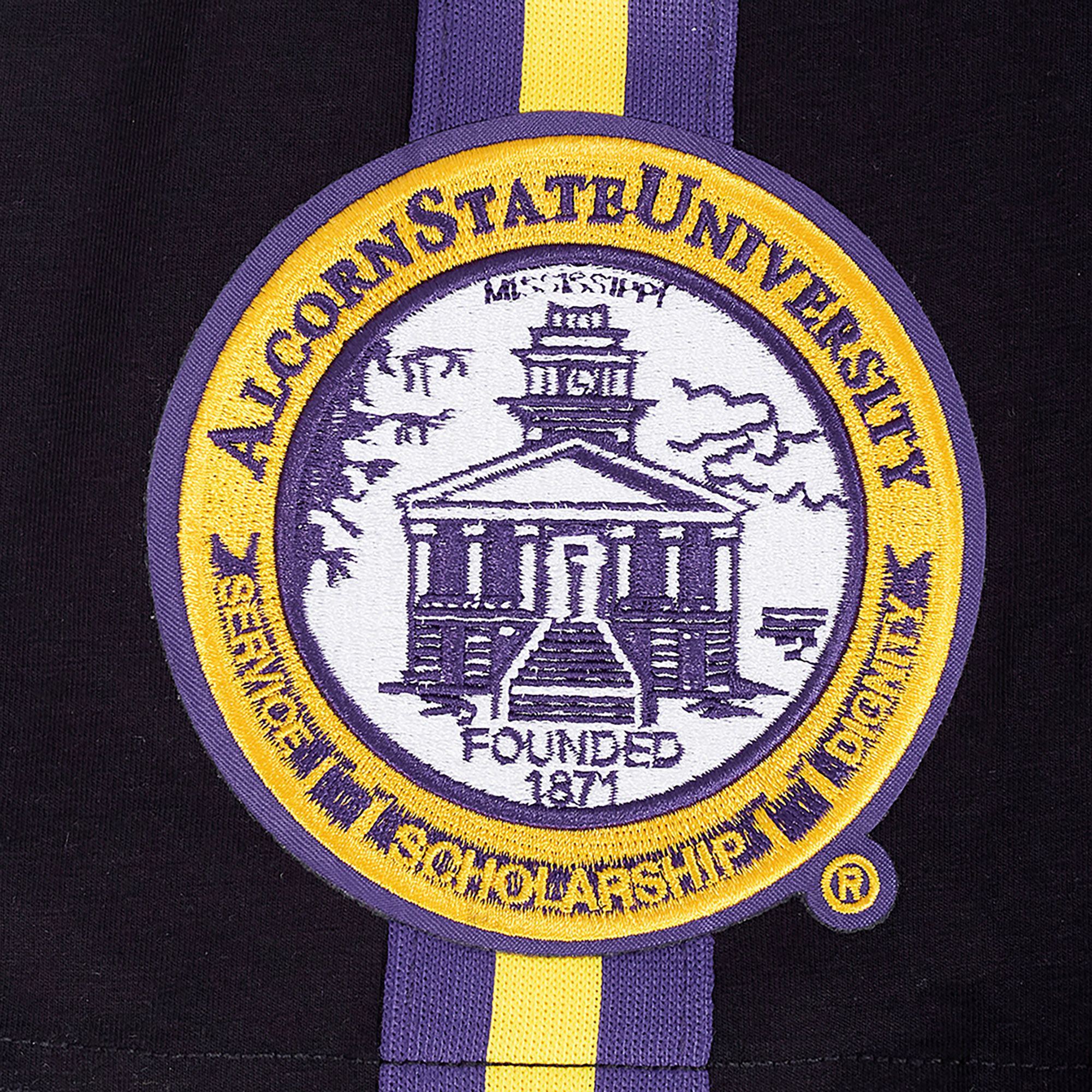 Pro Standard Men's Alcorn State Braves Black Homecoming Short Sleeve T-Shirt product image
