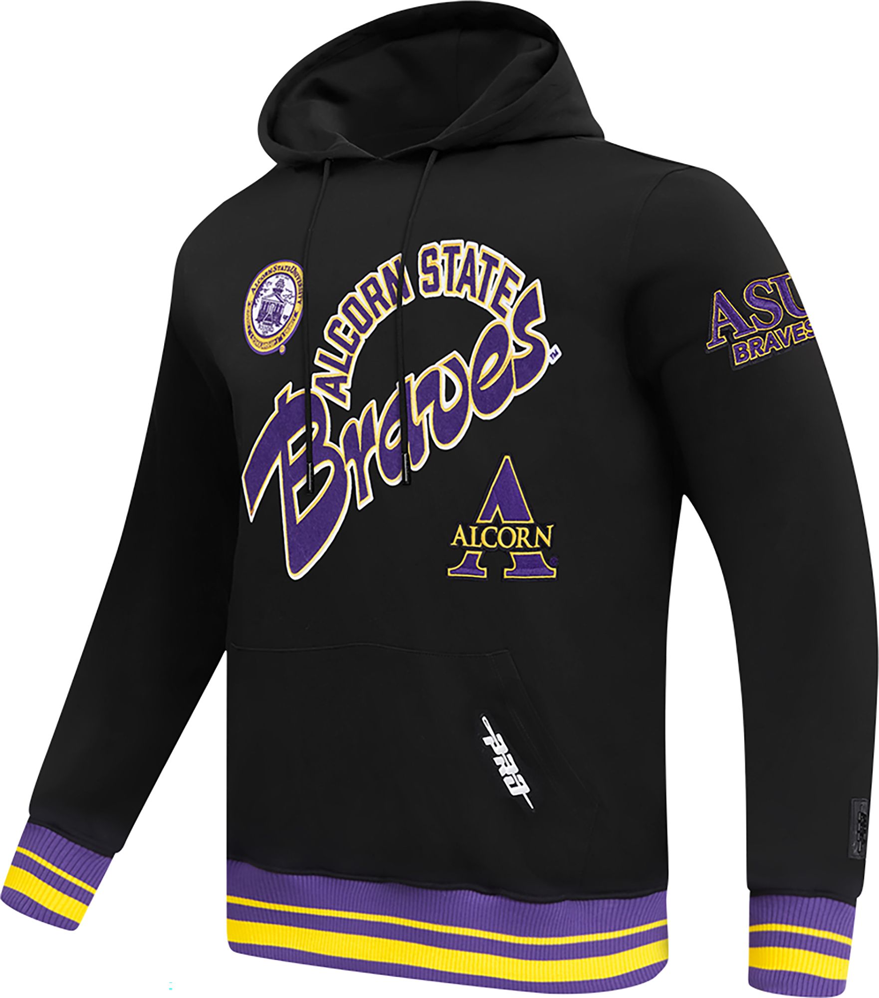 Pro Standard Men's Alcorn State Braves Black Homecoming Fleece Pullover Hoodie product image