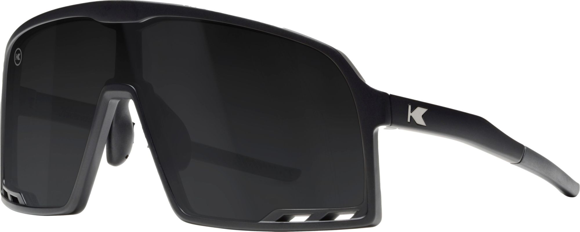 Knockaround Adult Campeones Wraparound Black on Black Sunglasses product image