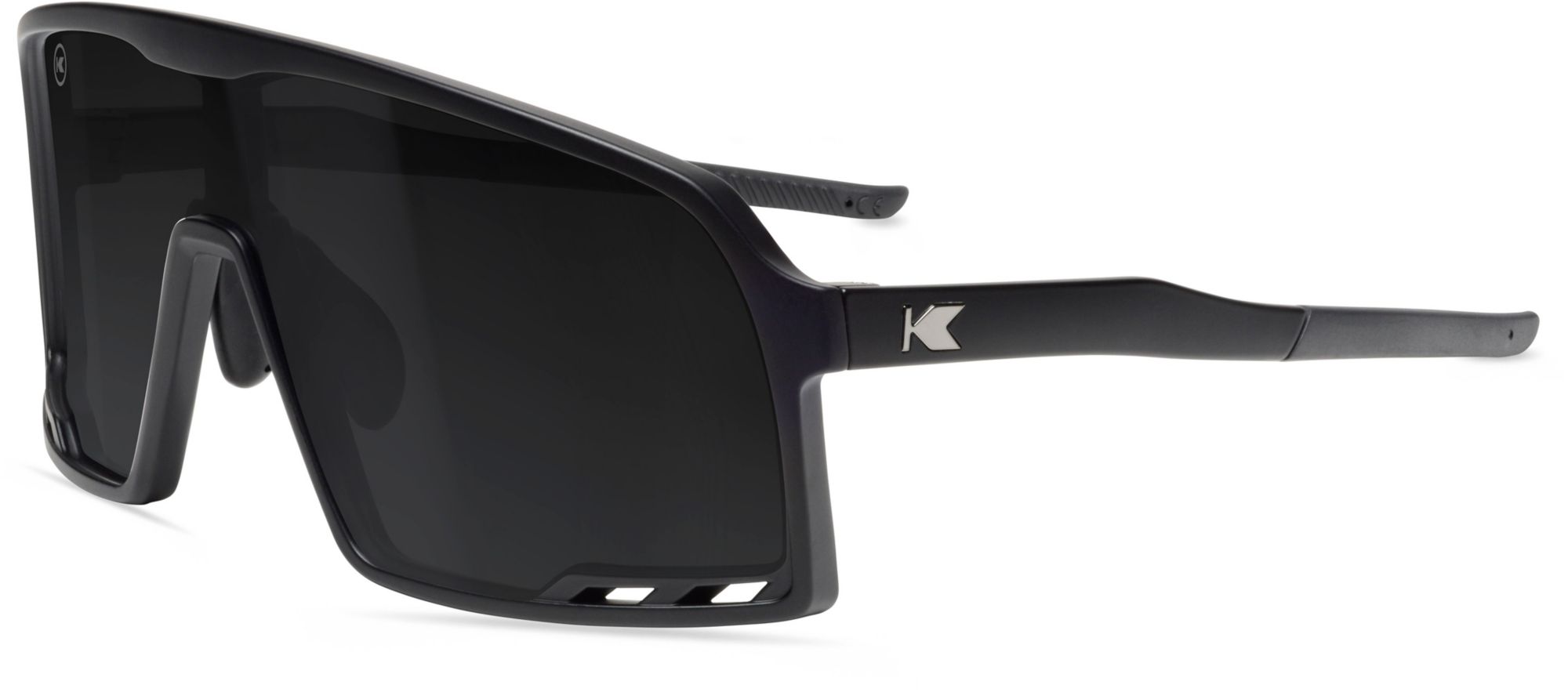 Knockaround Adult Campeones Wraparound Black on Black Sunglasses product image