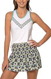 Lucky In Love Women's Long Dazzling Smocked 14" Tennis Skirt product image