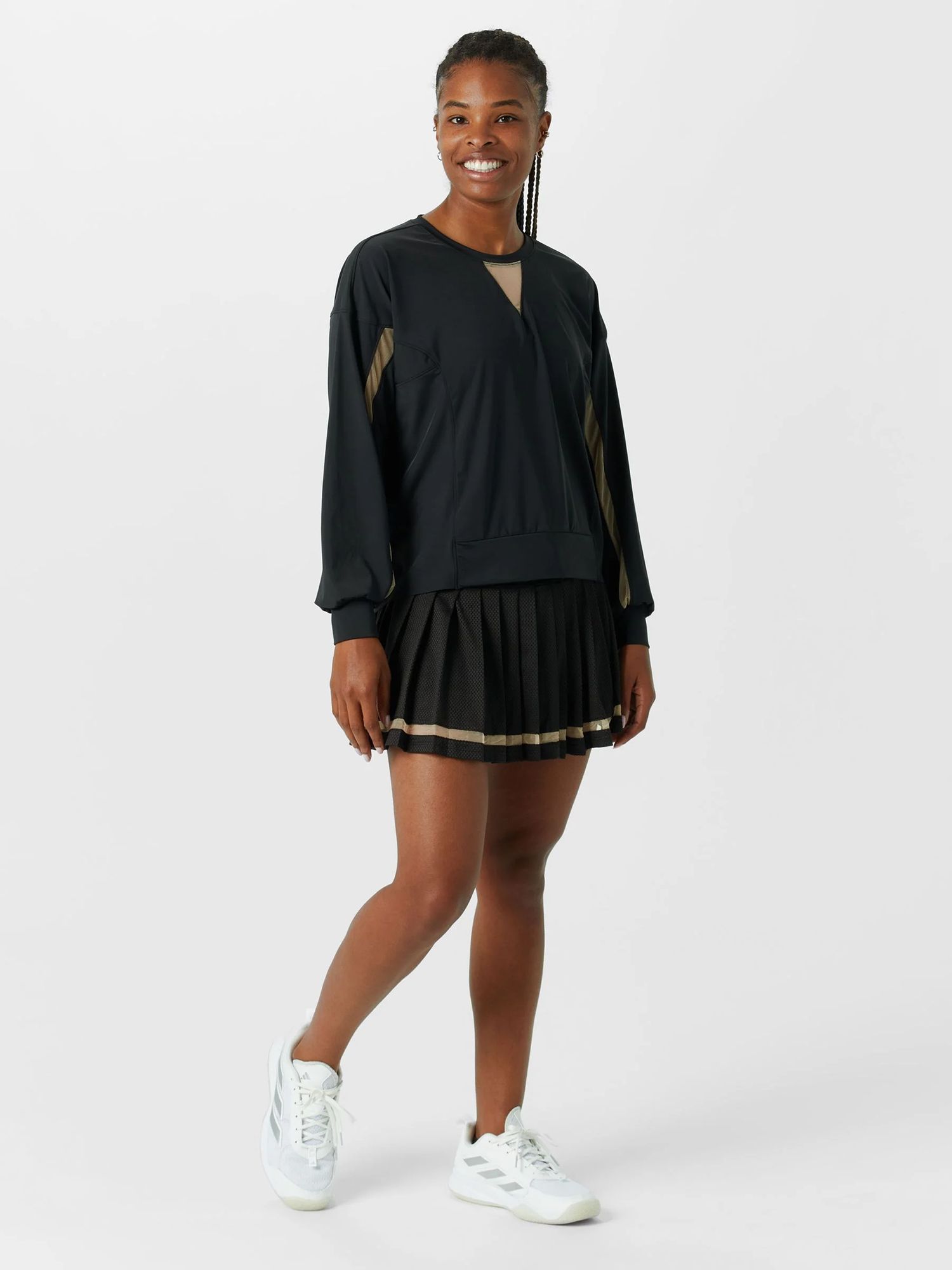 Lucky In Love Women's Long Be Tulle Pleated Tennis Skirt product image