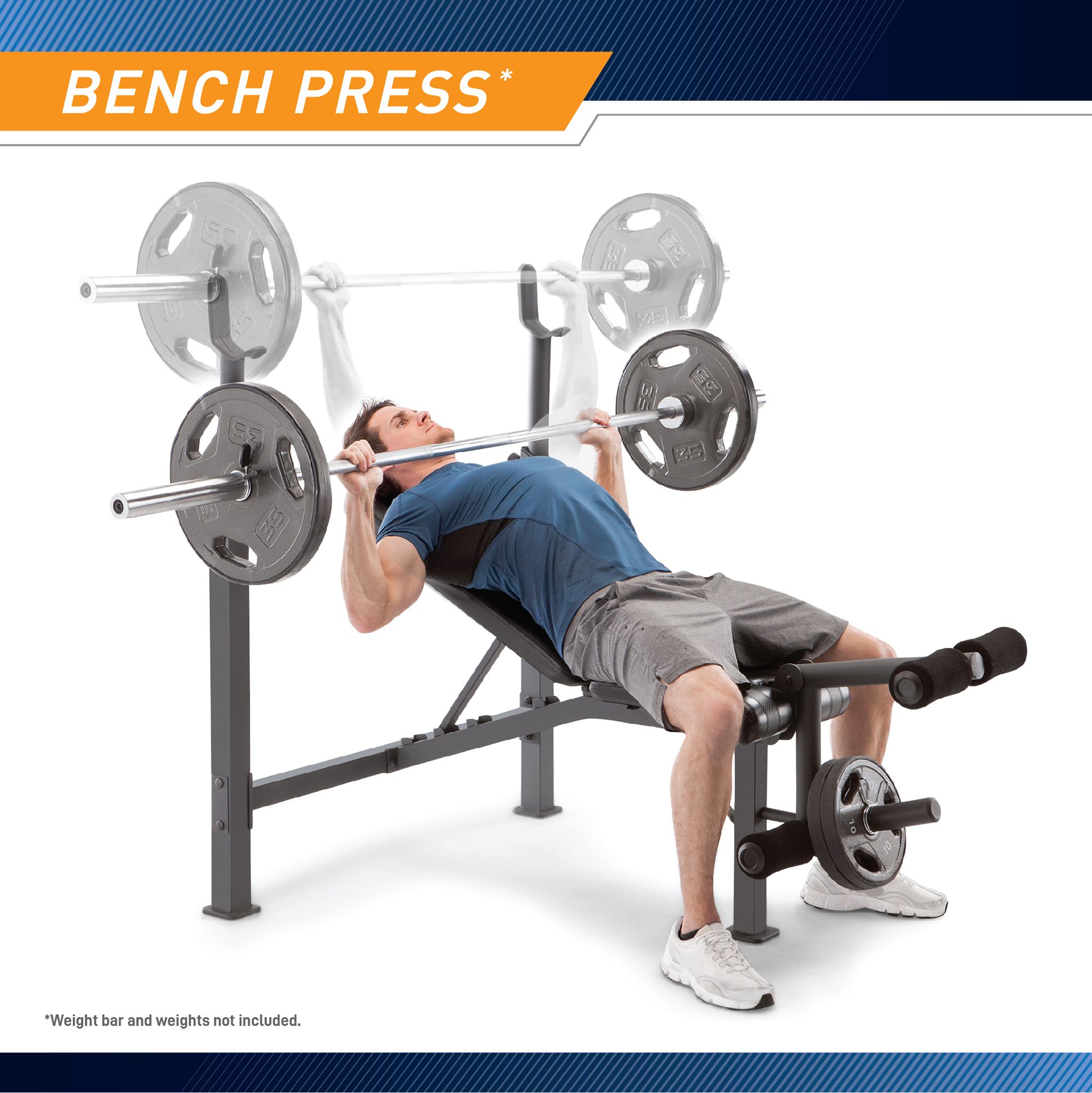 Competitor Olympic Weight Bench with Leg Attachment product image