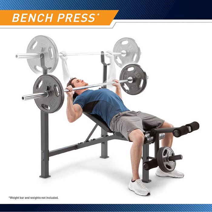 Competitor Olympic Weight Bench Black