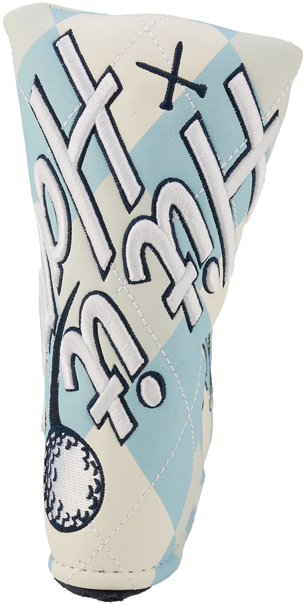 Barstool Sports Hit It Hard Blue Argyle Blade Putter Headcover product image