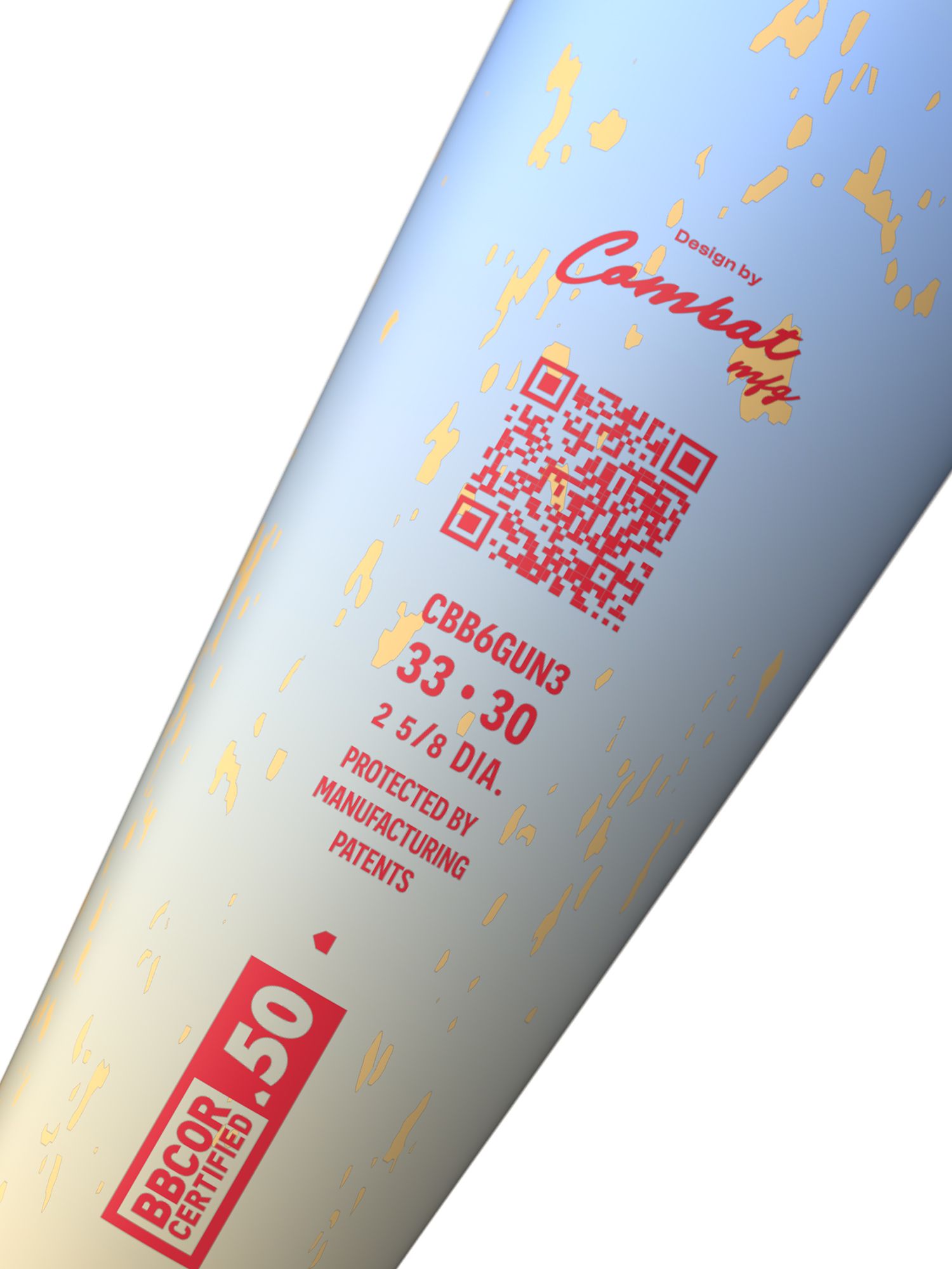 COMBAT MFG Outdoor Big Barrels Spec A1 BBCOR Bat (-3) product image