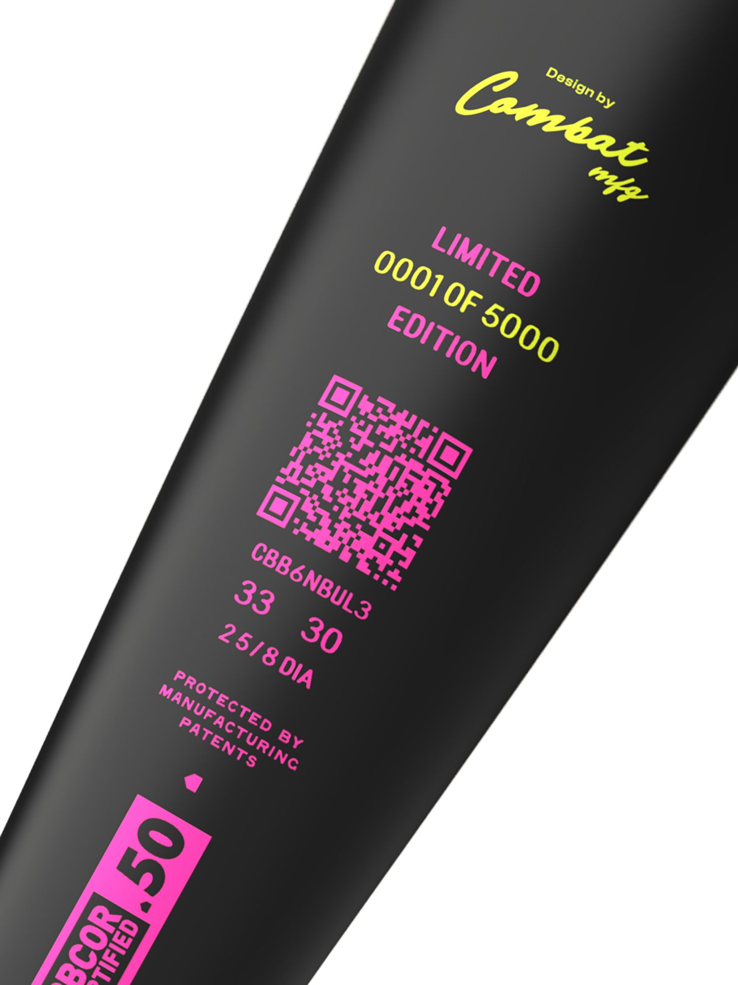 COMBAT MFG Spec A1 Midnight Rodeo "Arena Cowboy" BBCOR Bat 2026 (-3) product image