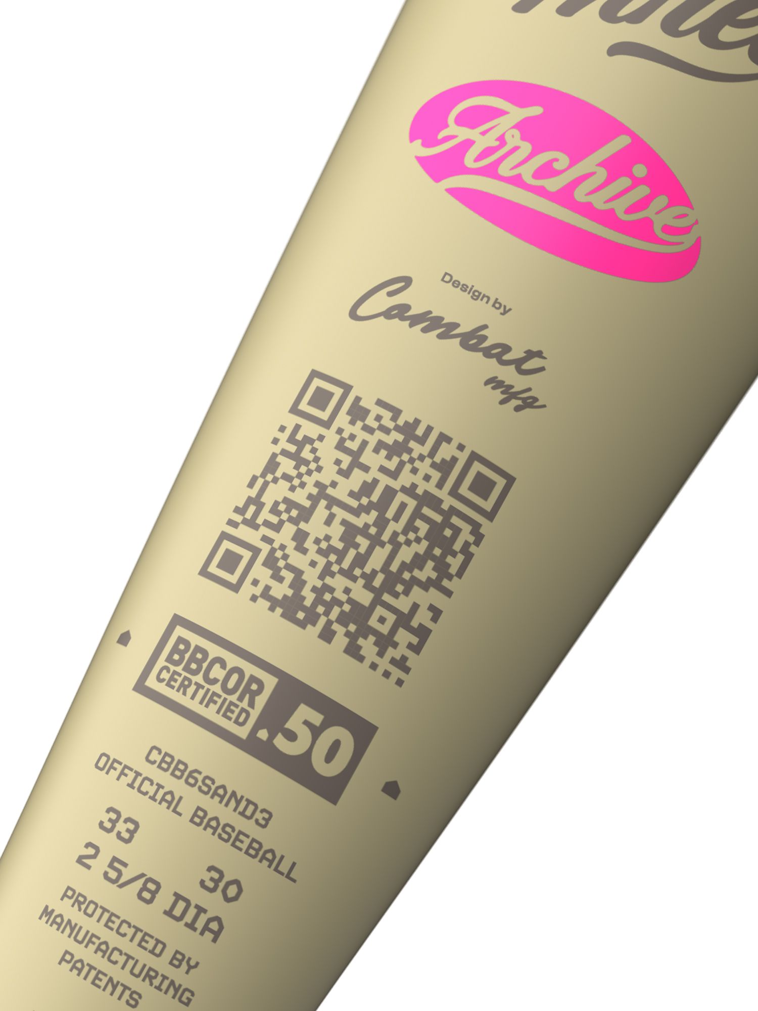 COMBAT MFG Spec A1 Sandstorm Anniversary BBCOR Bat 2026 (-3) product image