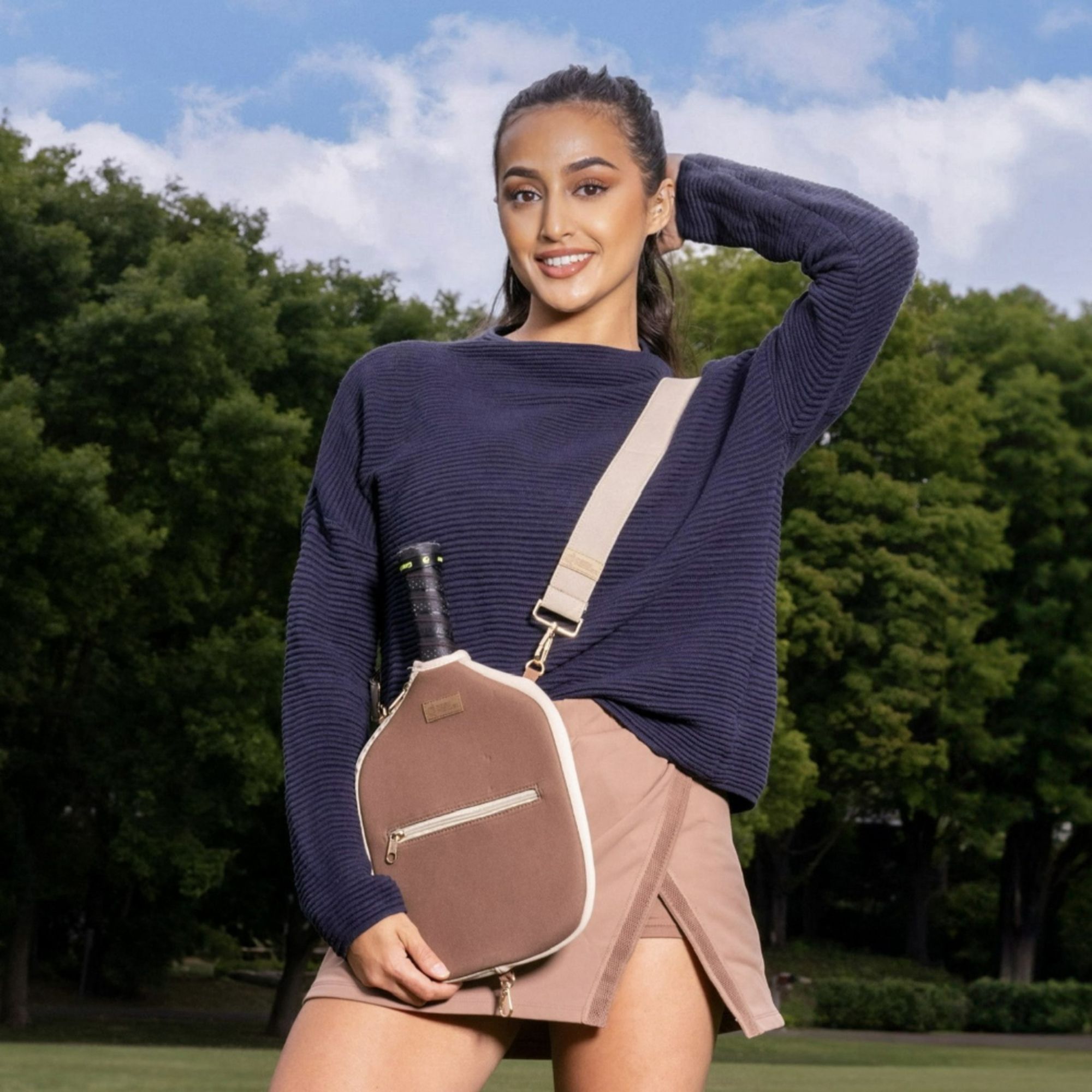 Posh Pickler Crossbody Pickleball Cover product image