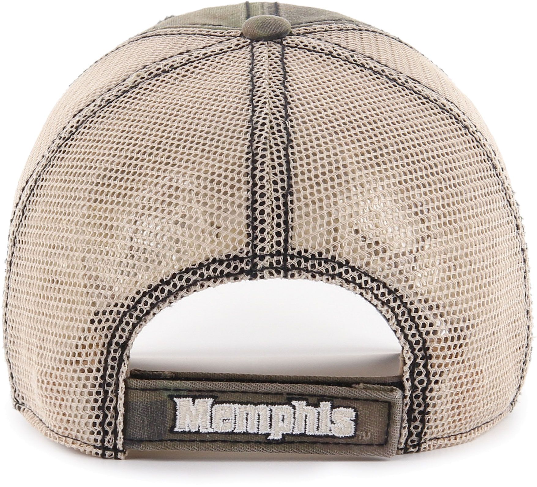 ‘47 Men's Memphis Tigers Camo Burnett Clean Up Adjustable Hat product image