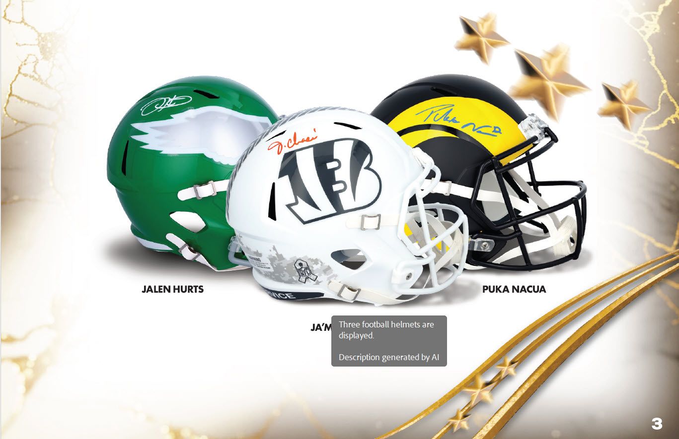 NFL 2026 Under Wraps Replica Helmets Volume 1 product image