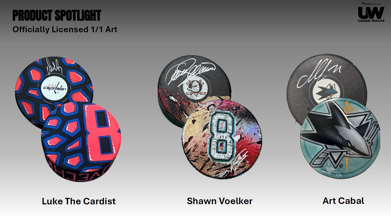 NHL 2025-26 Under Wraps Autographed Puck Volume 2 product image