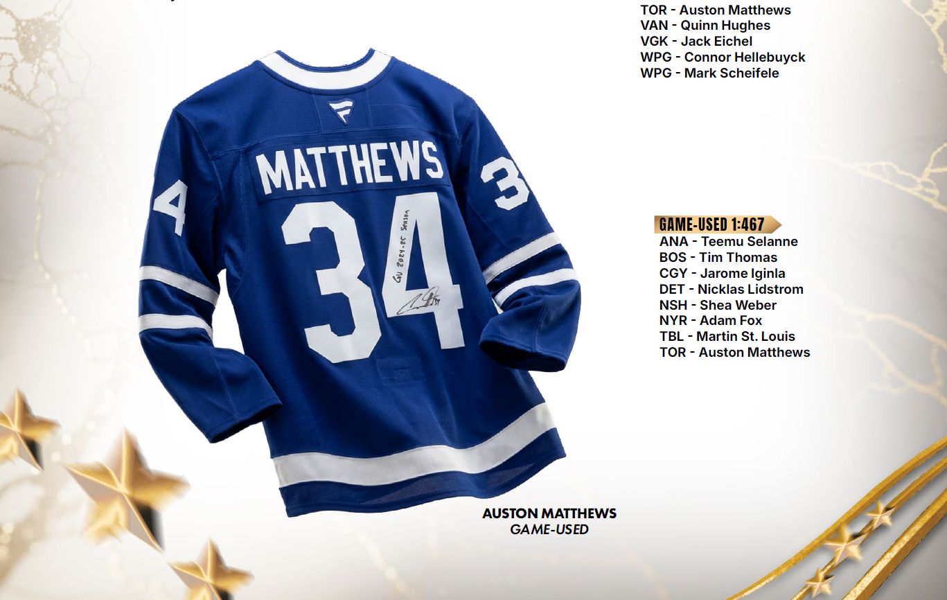 NHL 2025-26 Under Wraps Autographed Jersey Volume 2 product image