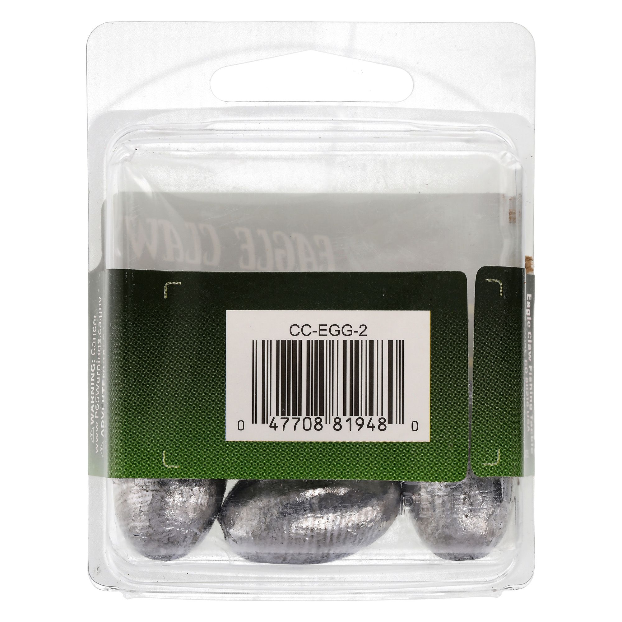 Eagle Claw Cat Claw Egg Sinkers product image